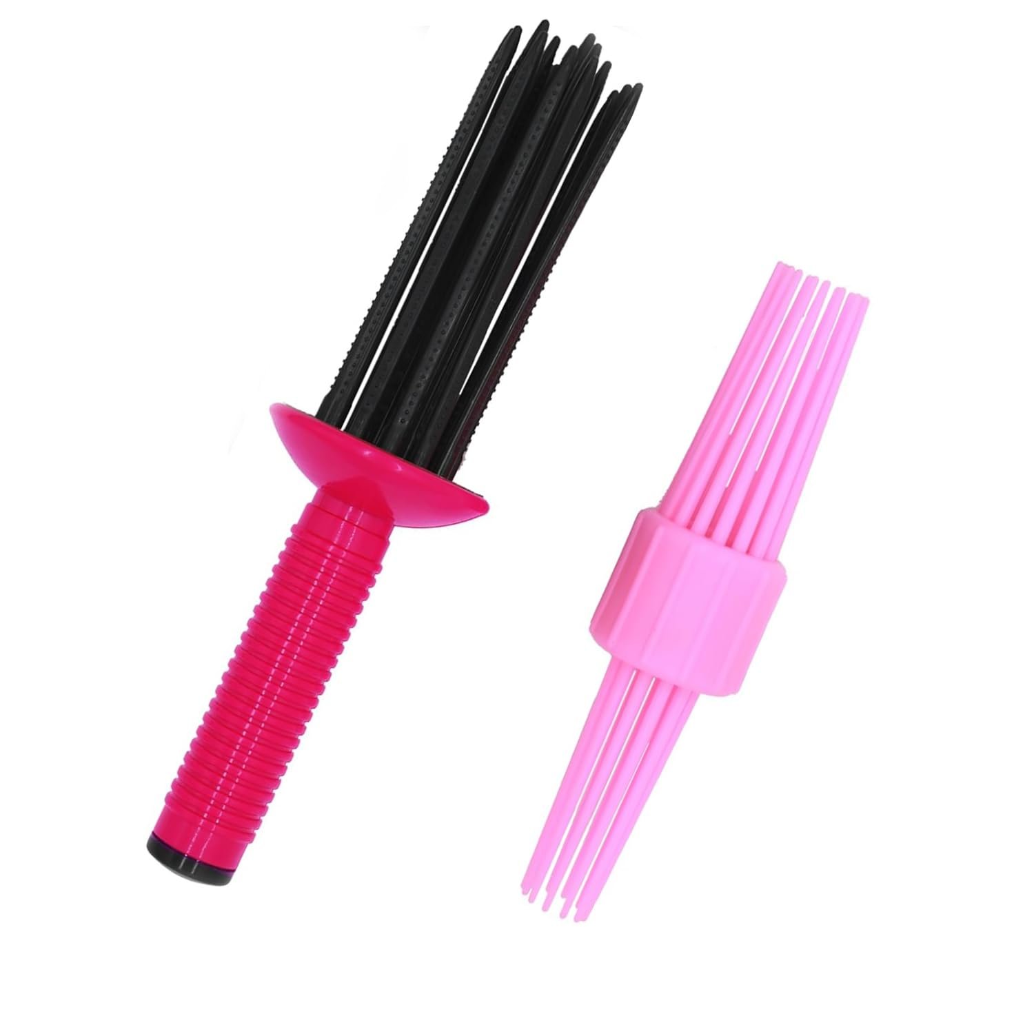 HAIOLORPRO 2PCS Curling Roll Comb, Curling Roll Comb for Curly Hair, Three Different Sizes of Styler for Curly Hair, Hair Curling Roll Comb, Hair Tools for Casual Wear or Special Events