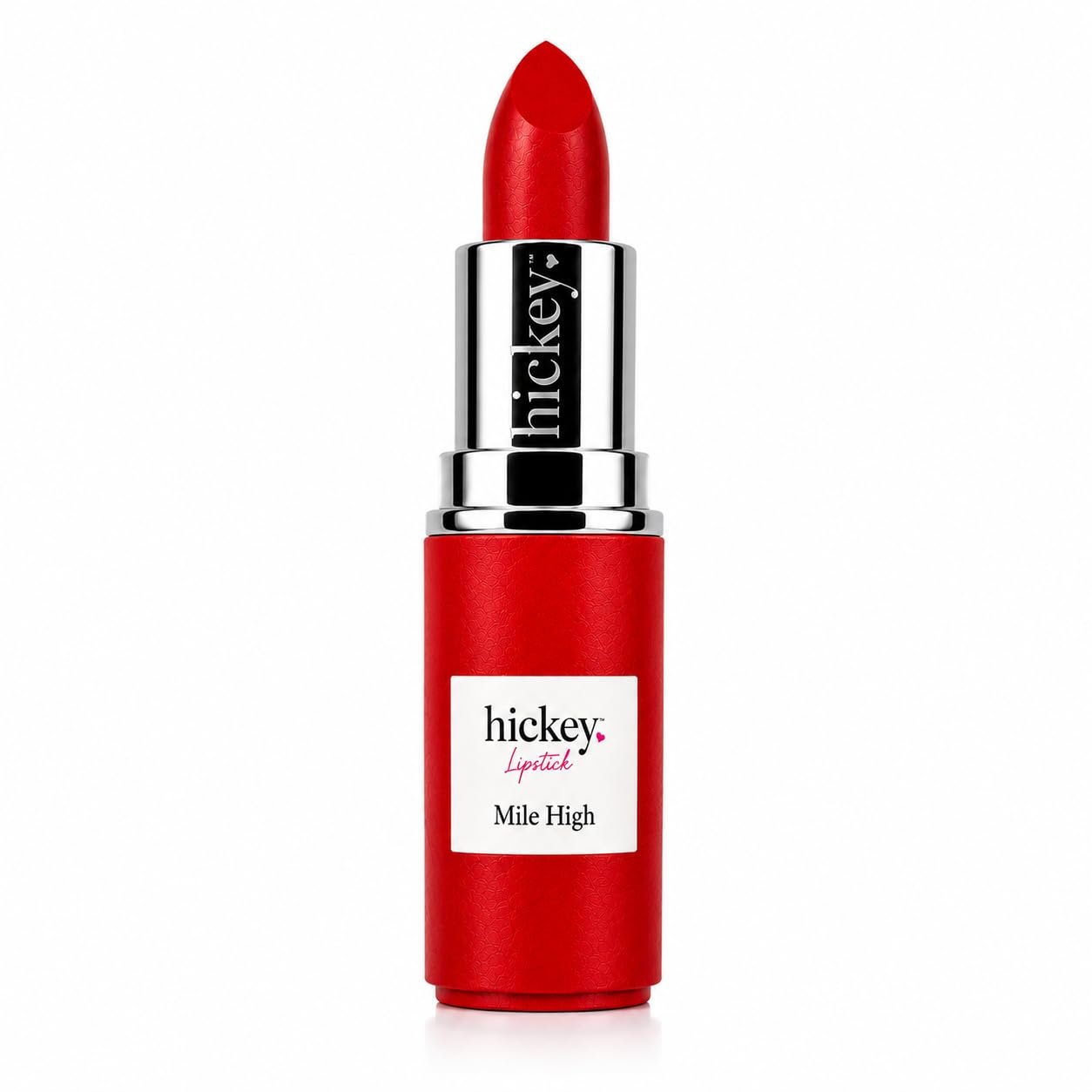 Hickey Lipstick Mile High Organic Perfect Red Lipstick Refill – Long Lasting Lipstick for Women – Hydrating & Moisturizing Shade, Best Lip Color for Women, Gluten-Free & Vegan with Highly Pigmented