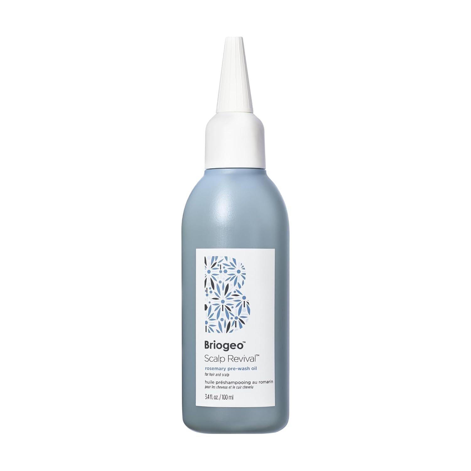 Briogeo Scalp Revival Rosemary Pre-Wash Oil | Moisturizing Scalp Treatment for Dry, Flaky, or Itchy Scalp | Strengthens Hair & Soothes Scalp | Vegan & Cruelty-Free