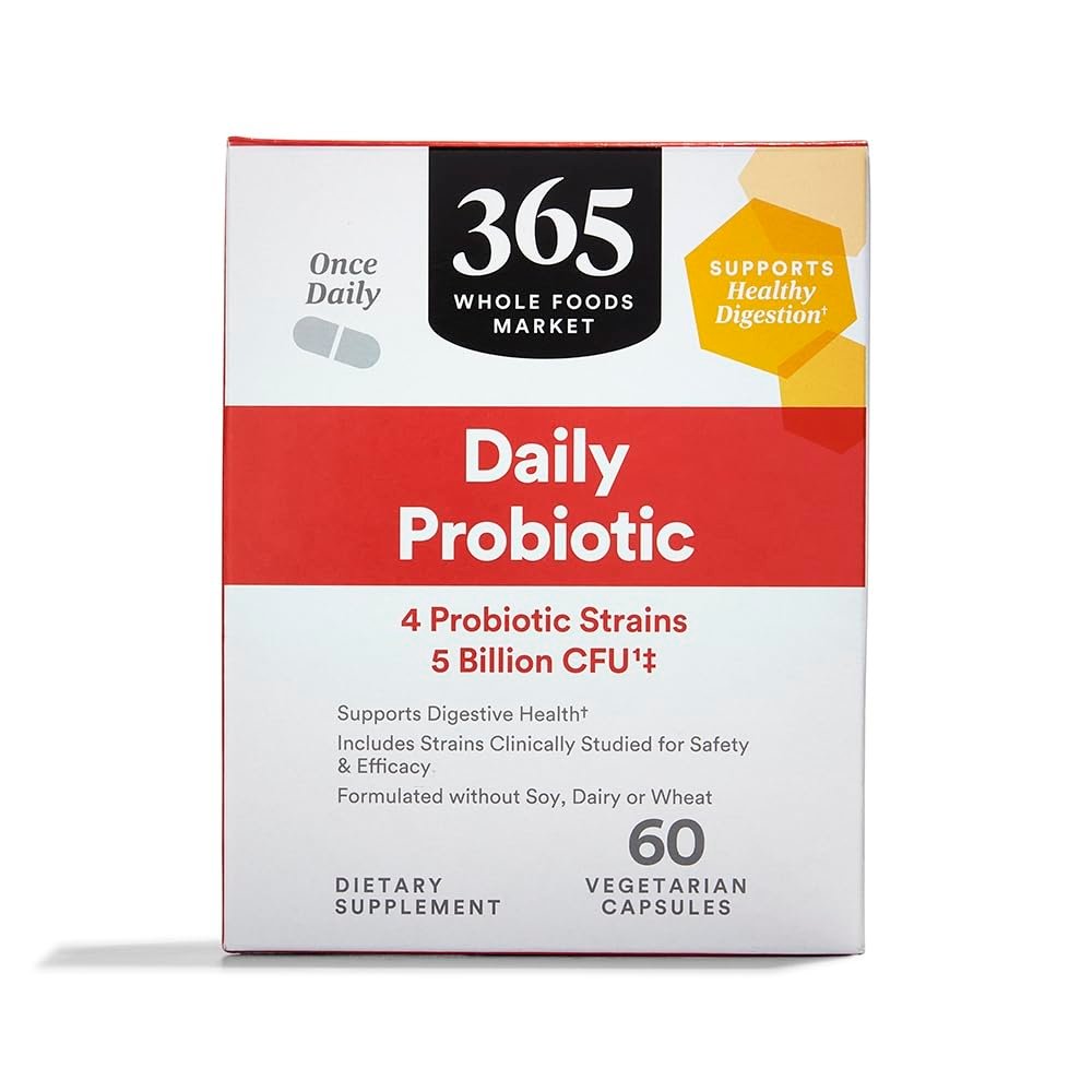 365 by Whole Foods Market, Daily Probiotic 5 Billion CFU, 60 ct
