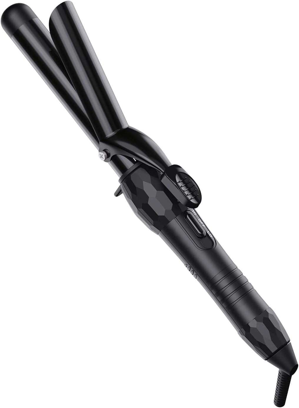LURA 1 Inch Curling Iron with Ceramic Tourmaline Barrel, Dual Voltage Hair Curler with 2 Heat Settings (320°F–410°F), Fast Heating Curling Wand for All Hair Types