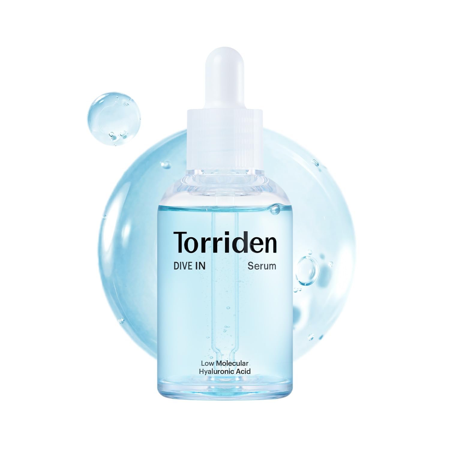 Torriden DIVE IN Hyaluronic Acid Serum for Deep Hydration | Korean K-Beauty Glass Skin Plump Glow | Lightweight Fast-Absorbing Face Serum 50ml (1.69 fl.oz.)