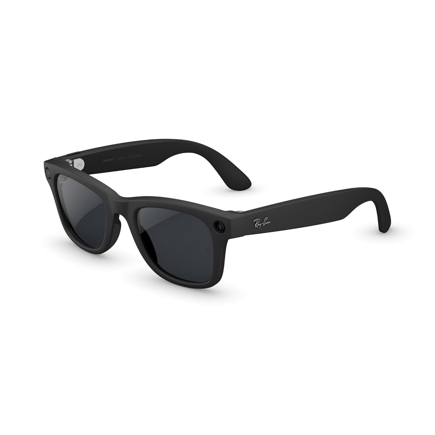 Meta Ray-Ban (Gen 2), Wayfarer, Matte Black | Smart AI Glasses for Men, Women — 2x Battery Life — 3K Ultra HD — 12 MP Ultra-Wide Camera, Audio, Video Recording — Transitions® Grey Lenses — Sunglasses