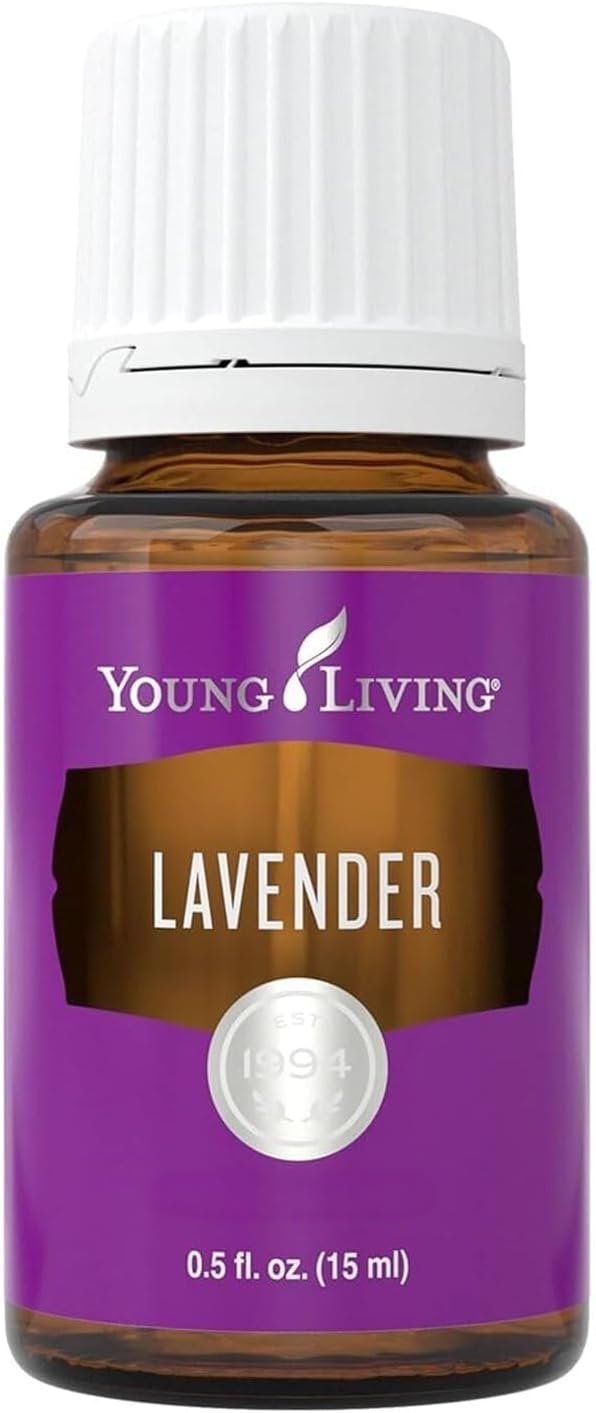 Young Living Lavender Essential Oil | 15 ml | Soothing & Relaxing Aroma for Massage, Aromatherapy, & Skin Care | Calms the Mind & Enhances Relaxation | Authentic Fragrance for Perfume