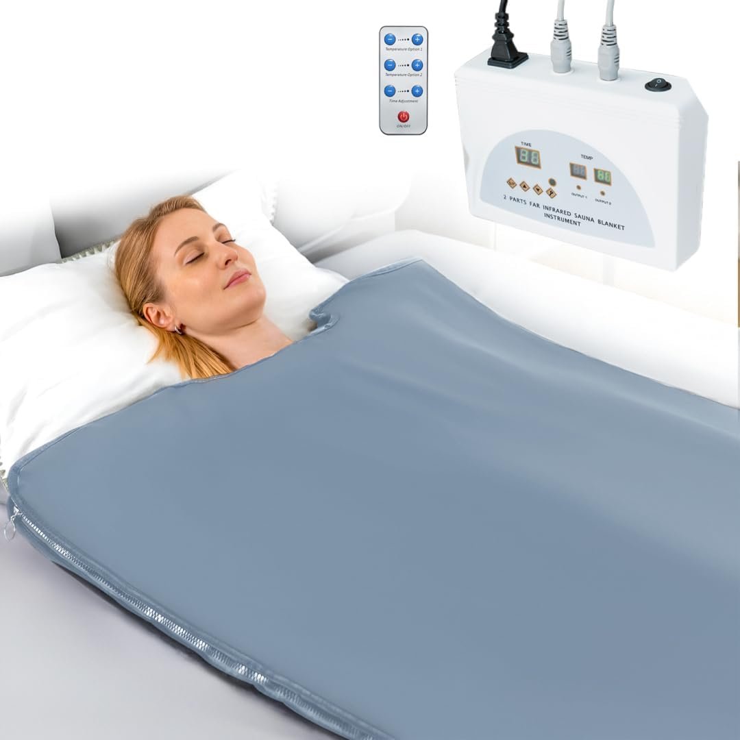 ANGORA BRANDS Sauna Blankets for Home Use – Sauna Wrap Full Body – Personal Sauna – Versatile Sauna Wrap- Portable Sauna for Home Relaxation- Sauna Blanket by Kryn