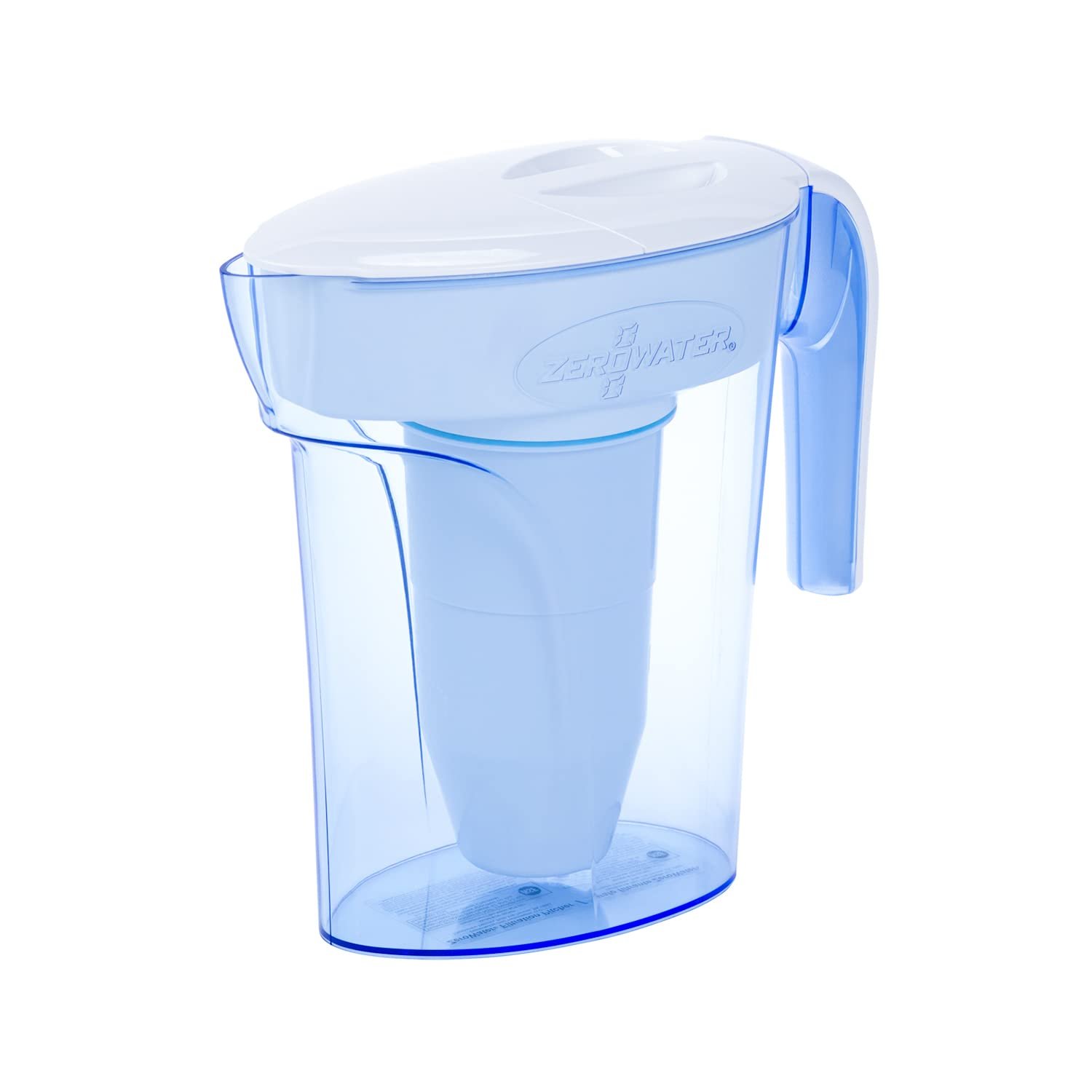 ZeroWater 7-Cup 5-Stage Water Filter Pitcher 0 TDS for Improved Tap Water Taste – IAPMO Certified to Reduce Lead, Chromium, and PFOA/PFOS