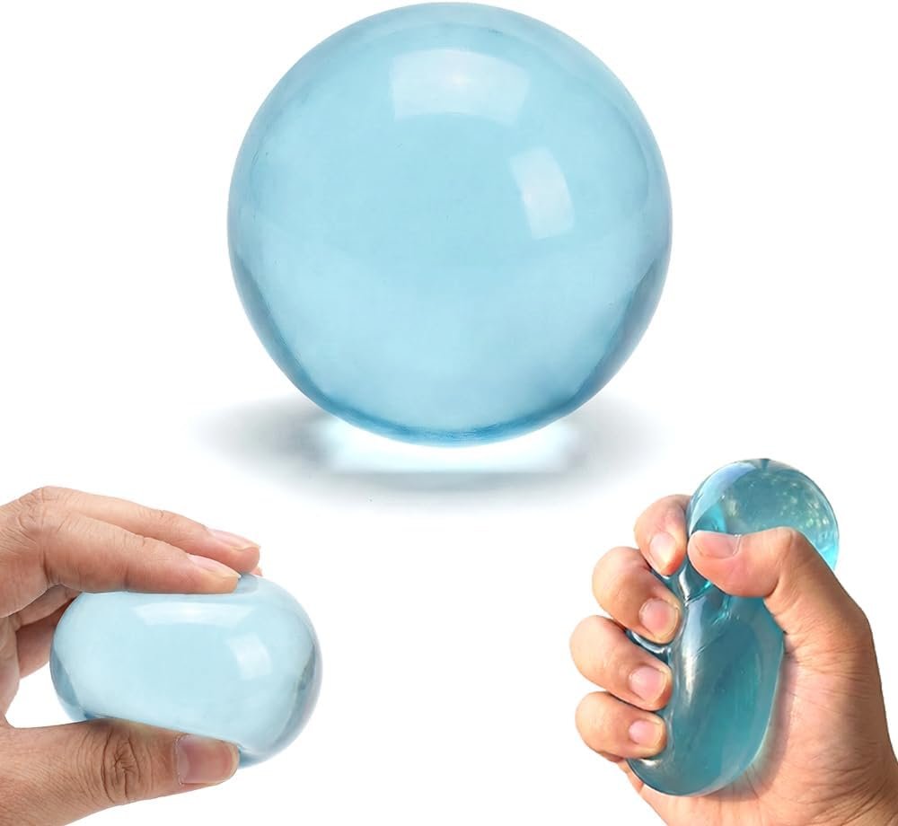 2026 New Coconut Oil Stress Ball, Coconut Oil – Super Soft, Handmade Slow Rising Fidget Squeeze Toy for Stress Relief, Squeeze the Stress Away (Blue)