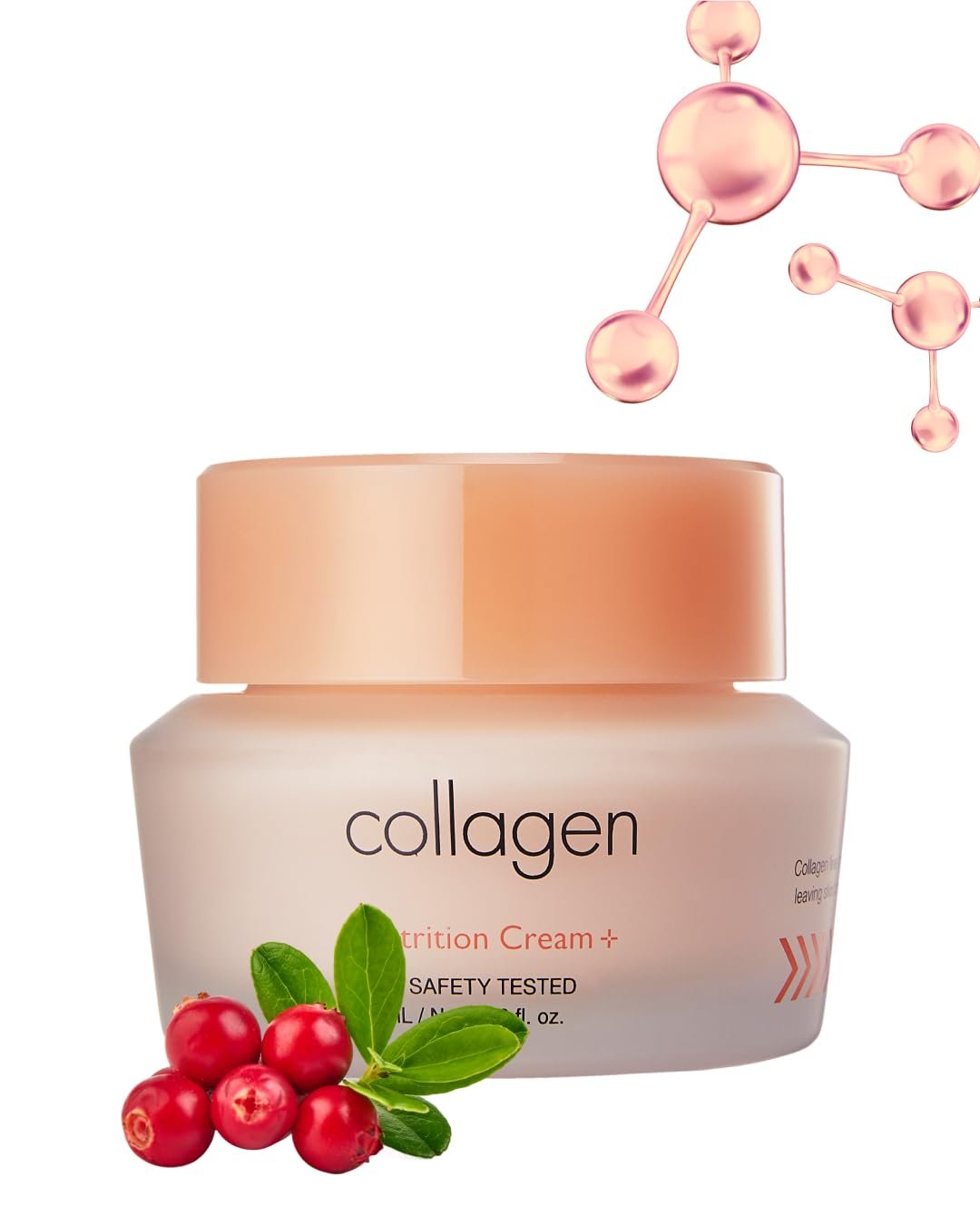 It’S SKIN Collagen Nutrition Cream + 1.69 fl.oz, Collagen Face Lift Cream for Fine Lines and Elasticity, Deep Nutrition and Antioxidant Power to Support Smooth and Firm Skin, Korean Skincare