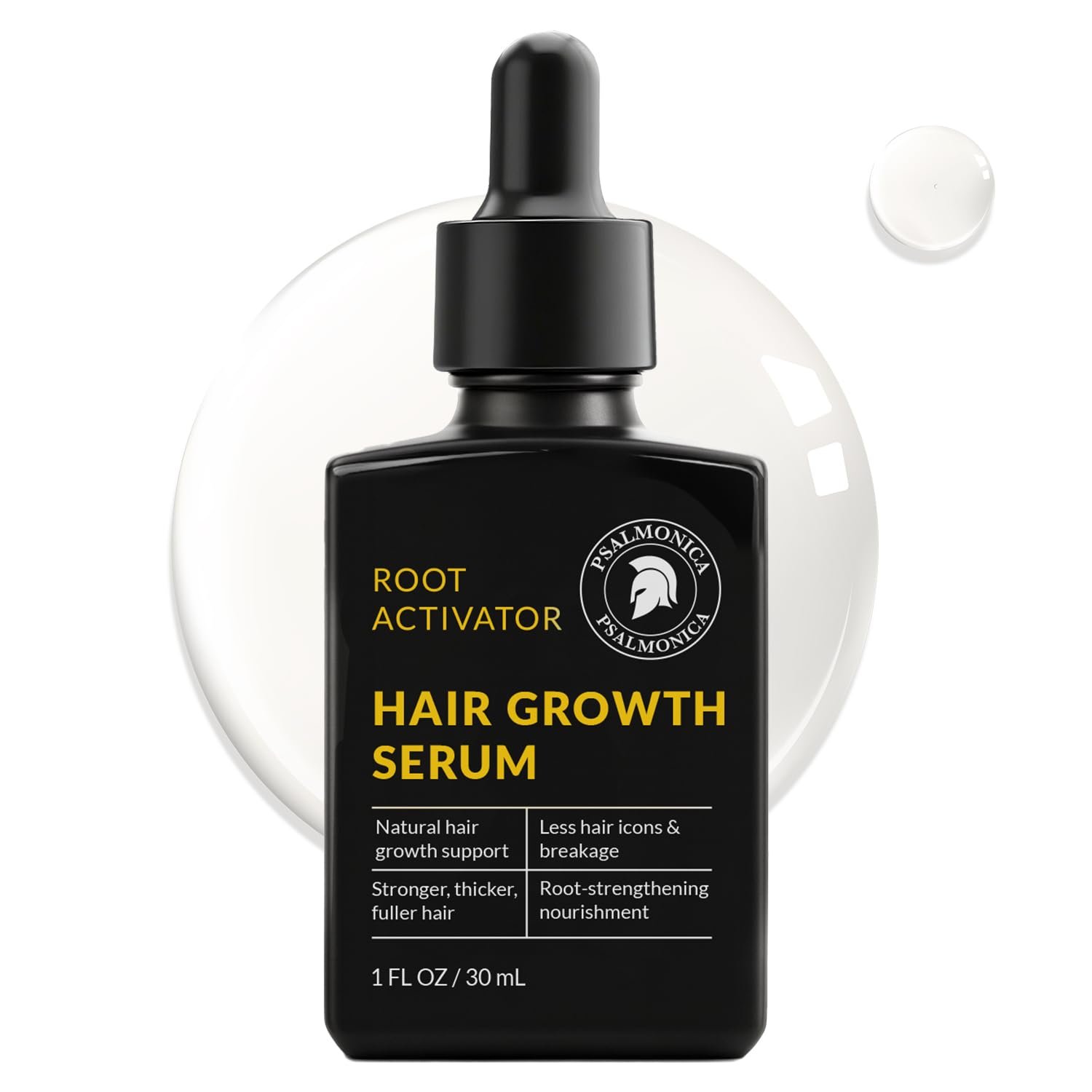 Hair Growth Serum: Root Activator Scalp Treatment for Hair Loss & Regrowth with Rosemary Oil – Botanical DHT Blocker Hair Thickening Formula for Thinning Hair – for Women & Men (1 Fl Oz (Pack of 1))