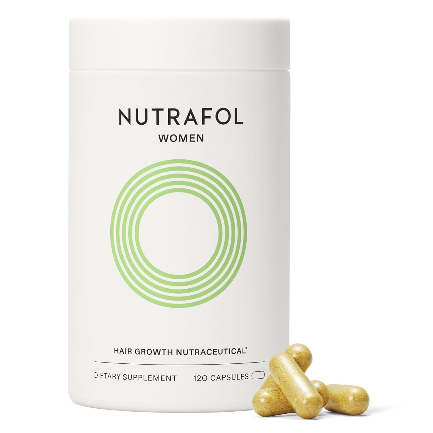 Nutrafol Women’s Hair Growth Supplements, Ages 18-44, Clinically Tested for Visibly Thicker and Stronger Hair, Dermatologist Recommended – 1 Month Supply