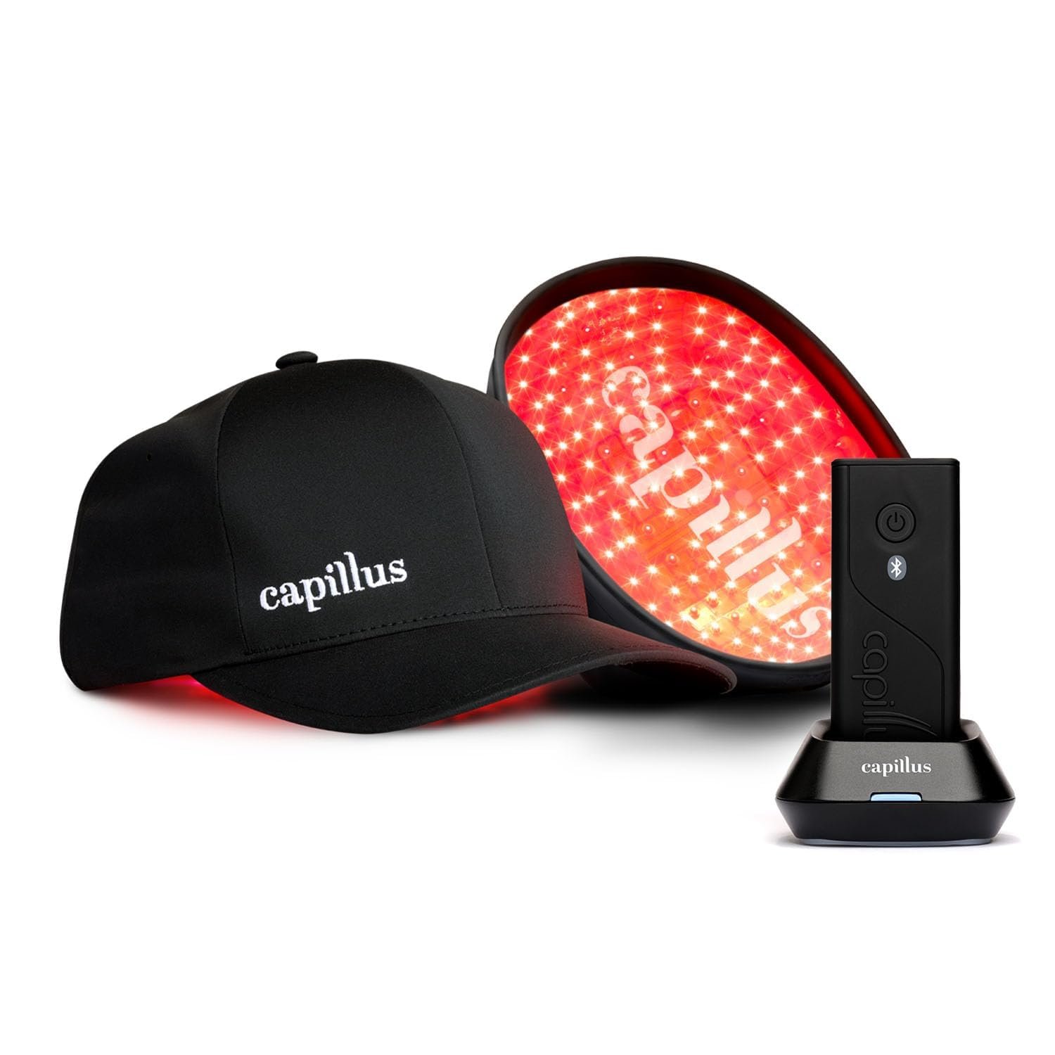 Capillus SPECTRUM Laser Red Light Therapy Cap – Red Light Hat, 312 Laser Hair Growth Cap, Laser Cap For Hair Regrowth, Hair Thinning, Red Light Therapy For Hair Growth, LLLT + Bluetooth, FDA Cleared