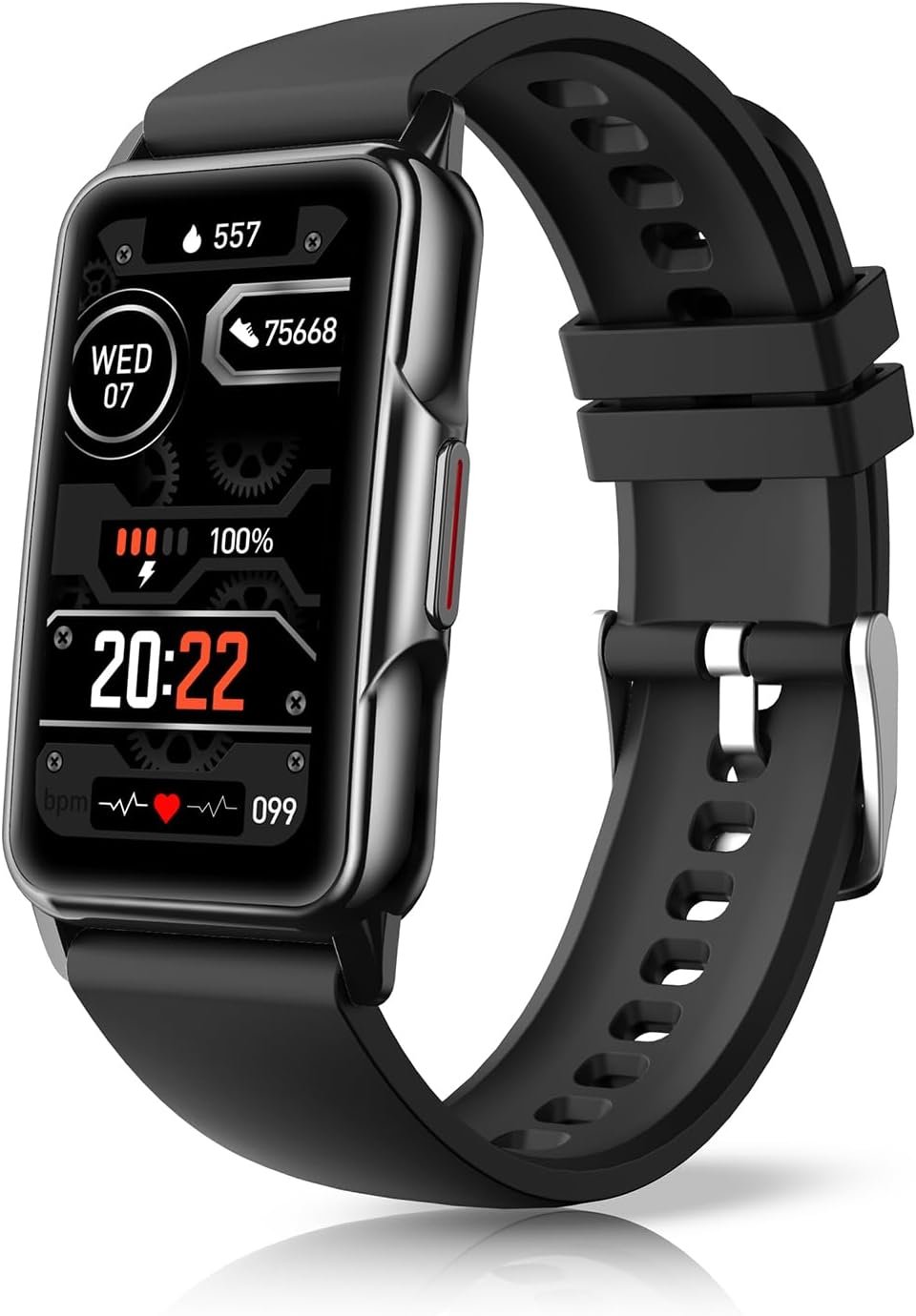 Fitness Tracker Smart Watch with Heart Rate Blood Oxygen Blood Pressure Sleep Monitor Step Calorie Counter Pedometer for Women Men