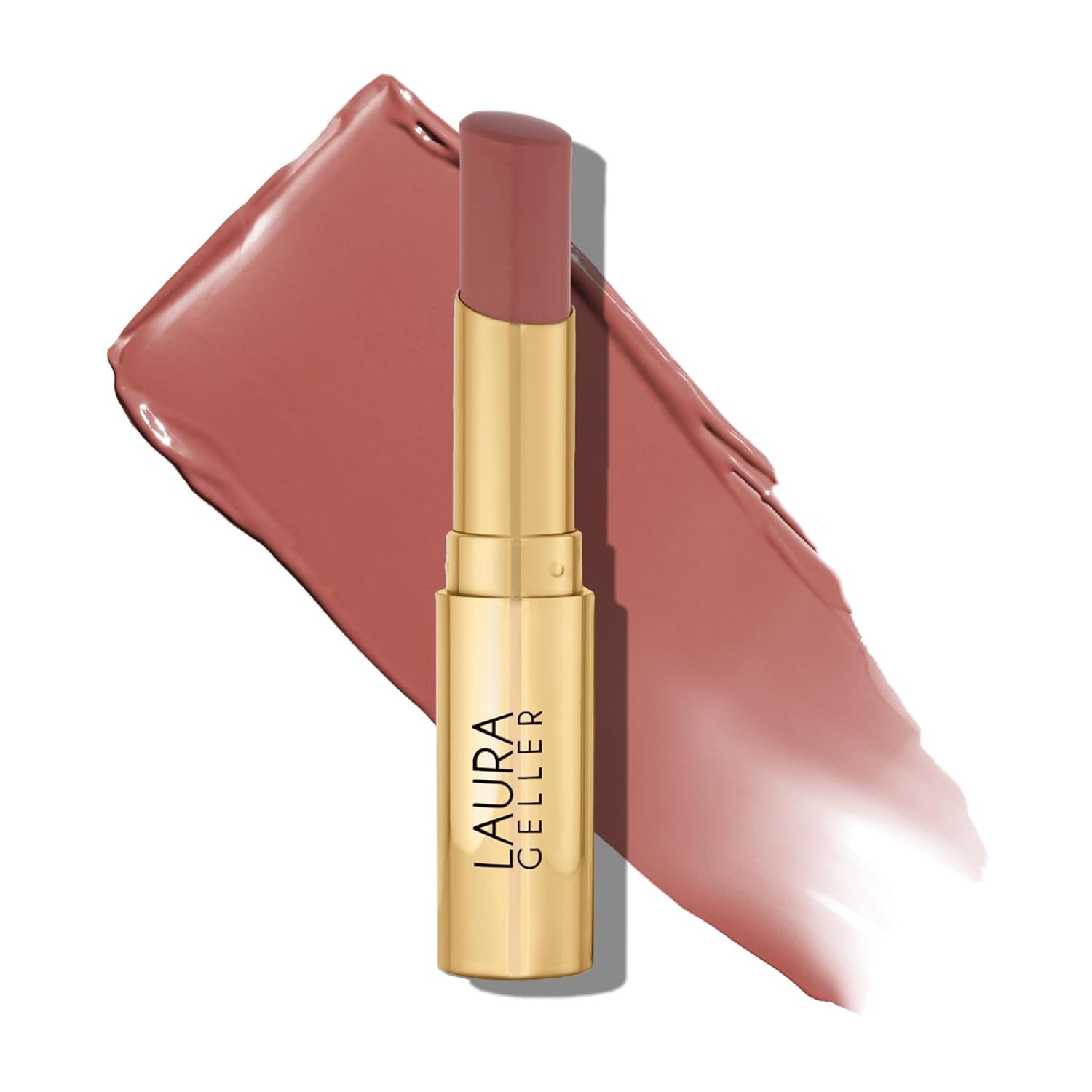 LAURA GELLER NEW YORK Jelly Balm Tinted Lip Balm – A Latte Love – Hydrating Lip Color with Shine Finish – Squalane & Vitamin E – Buildable Sheer to Medium Coverage – Vegan & Cruelty-Free
