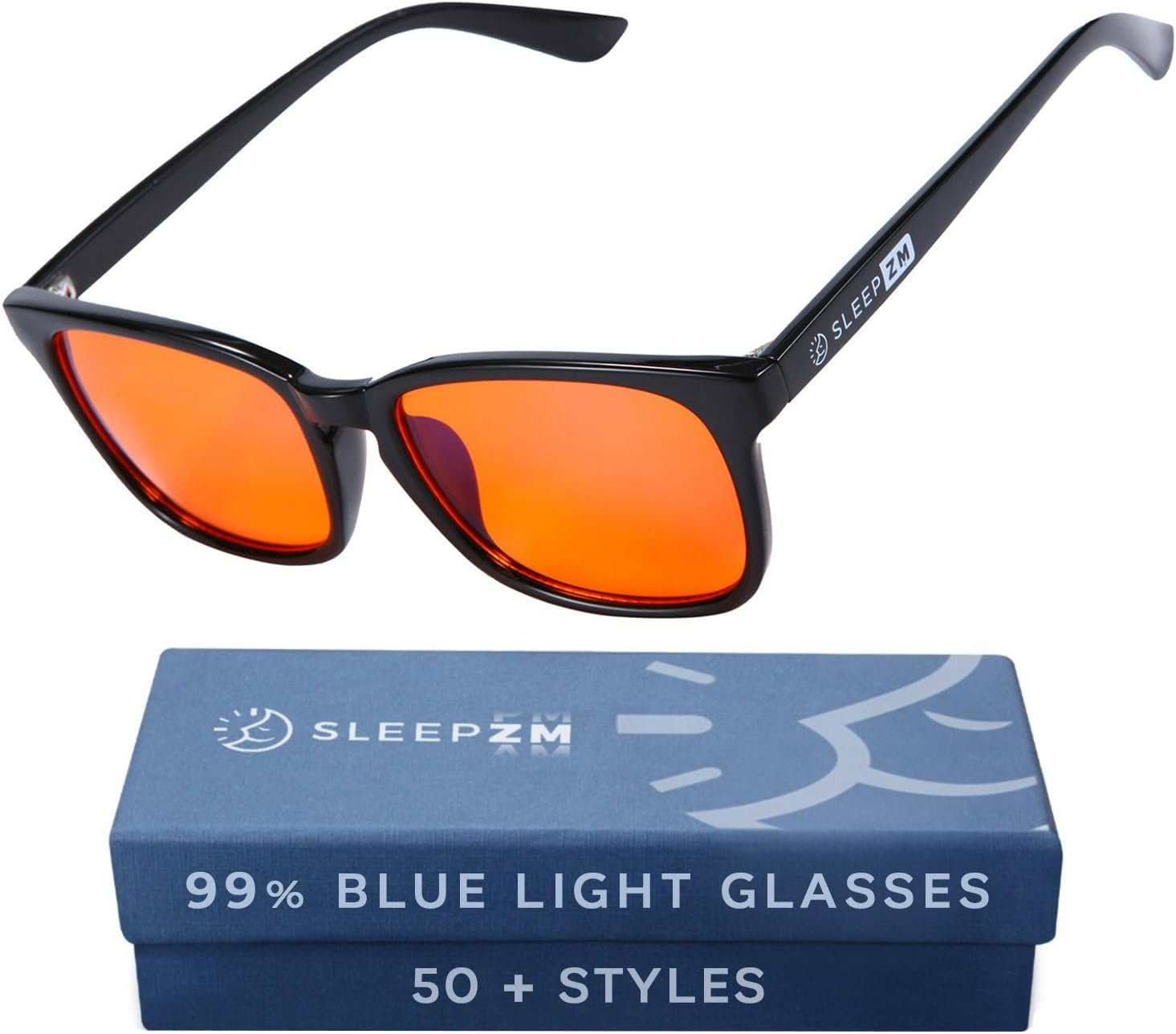 Sleep ZM Blue Light Blocking & Light Sensitivity Glasses – 14 Lens Types for Comfort, Relaxation, Sleep & Relief