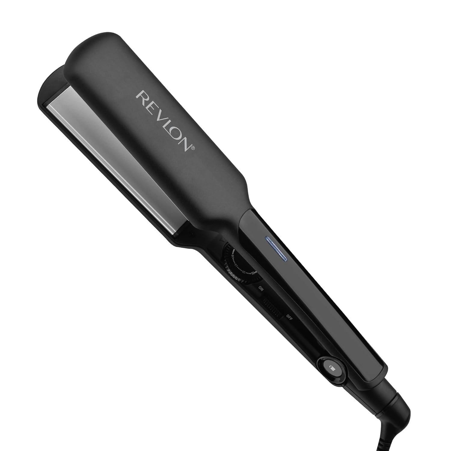 REVLON Ceramic Coated 2″ Flat Iron – Fast Heating Hair Straightener for Quick and Smooth Results, Plus Travel Friendly (Black)