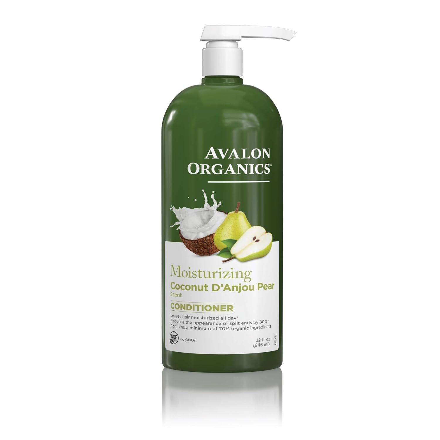 Avalon Organics All Natural Coconut Pear Conditioner, 32 Fl Oz