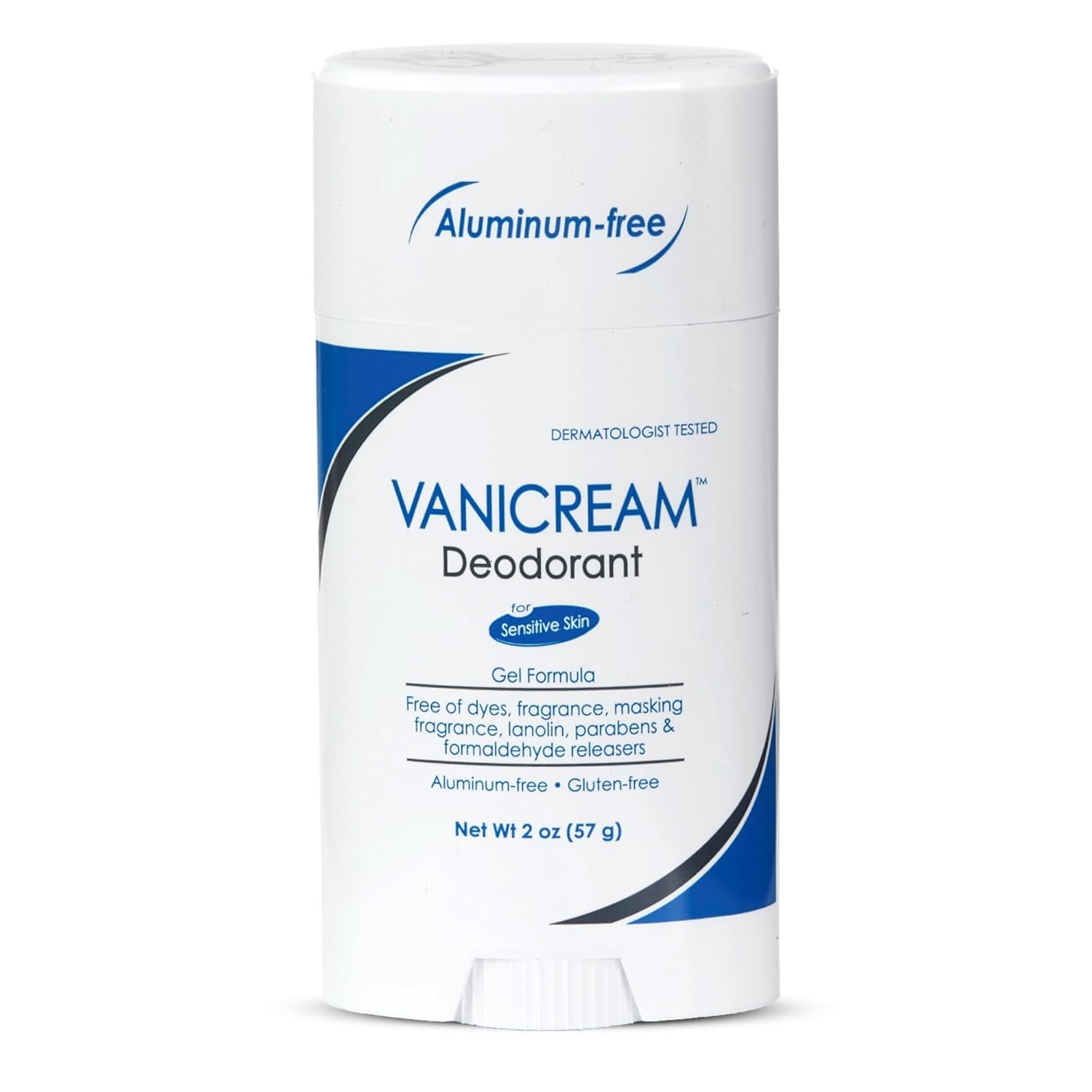 Vanicream Aluminum-Free Gel Deodorant – 2 oz – Unscented Formula for Sensitive Skin