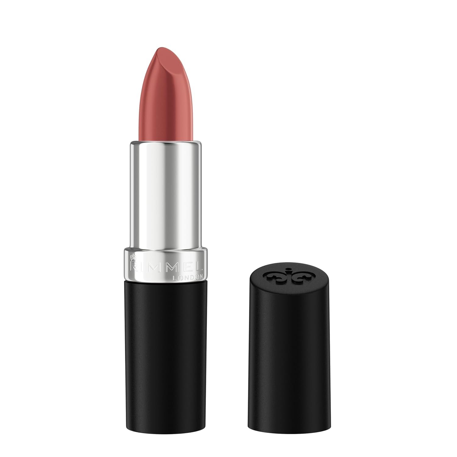 Rimmel Lasting Finish Lipstick | Up to 8 Hours of Intense Lip Color with Color Protect Technology and Exclusive Black Diamond Complex | 90’s Nude Collection | 0.14 fl oz (Pack of 1) | 50 Natural Crush