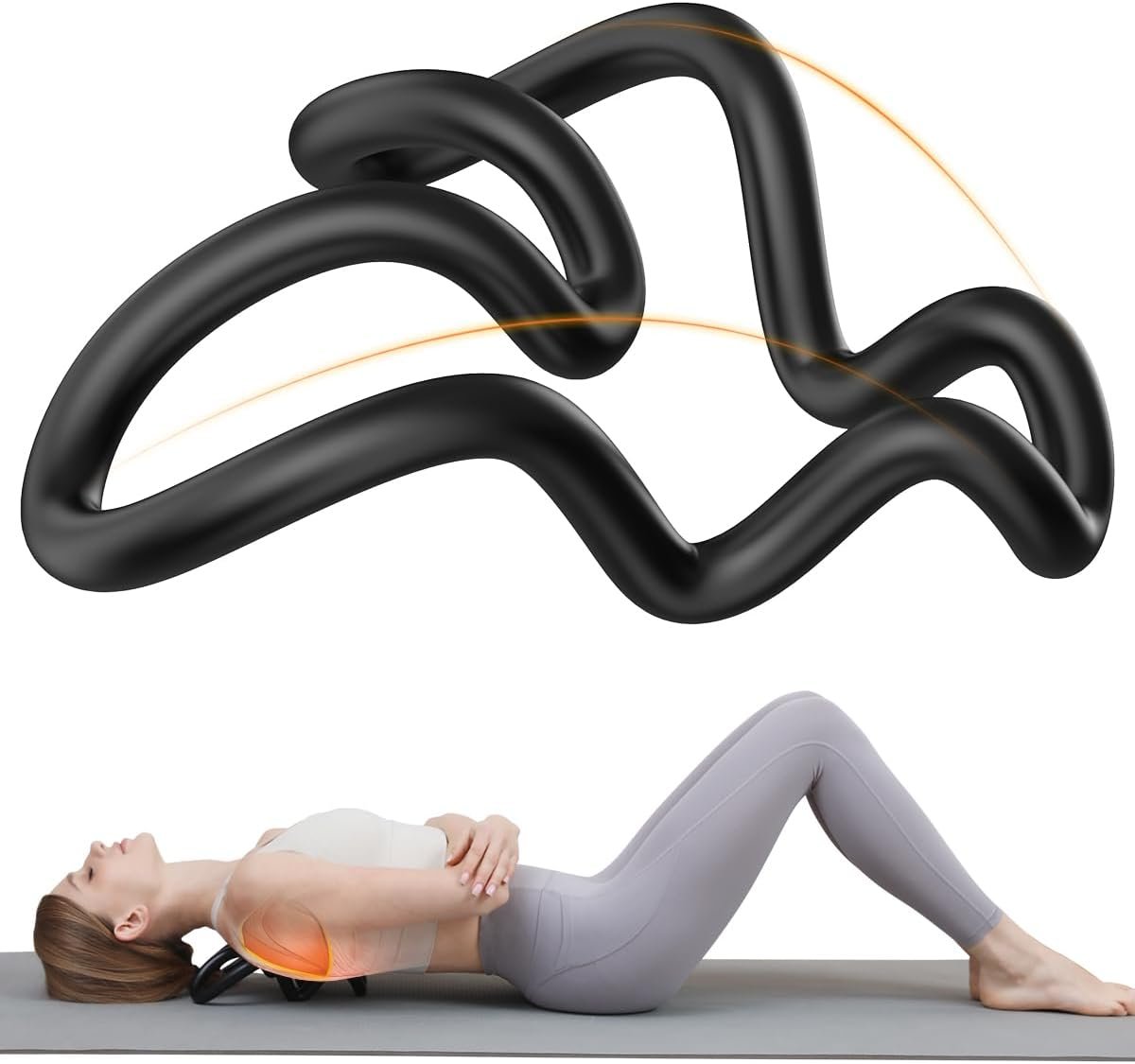 Trigger Point Massager for Shoulder Blades, Psoas & Hip Flexors | Firm deep-tissue pressure for shoulder blades, trapezius, upper back, hip flexors and glutes; manual body-weight control