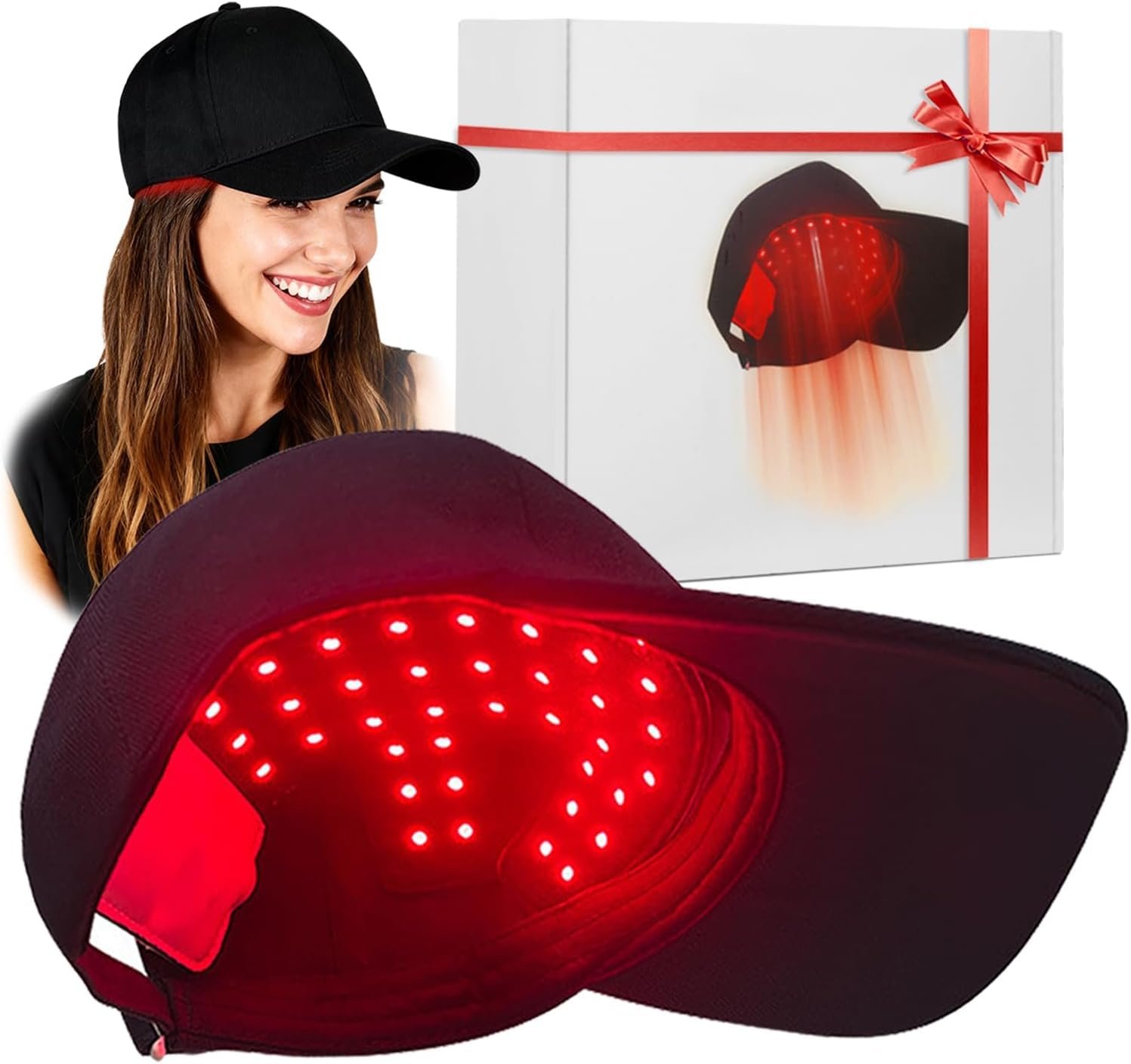 Red Light Therapy Hair Growth Cap, Laser Hair Growth Cap for Men and Women