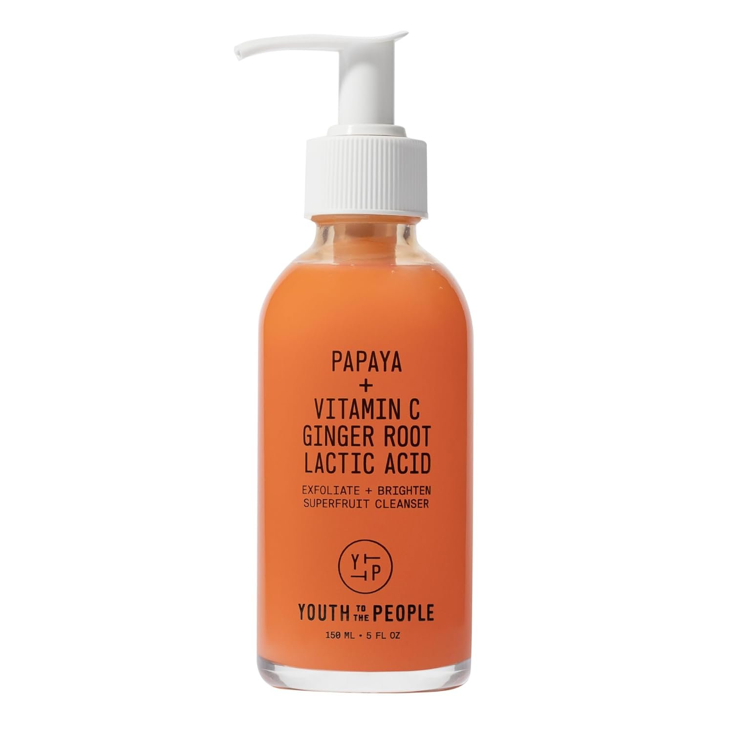Youth To The People Superfruit Facial Cleanser – Papaya + Vitamin C Gentle Exfoliating Face Wash, Cellular Skin Renewal with AHA + BHA, Evens Skin Tone & Texture for Soft + Radiant Skin, Sulfate-free
