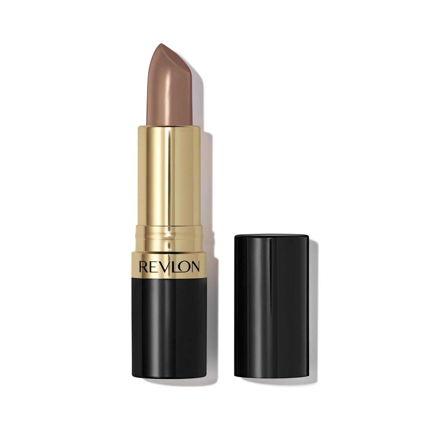 Revlon Super Lustrous Lipstick, Creamy Formula For Soft, Fuller-Looking Lips, Moisturized Feel, 756 Nude Fury, 0.15 oz