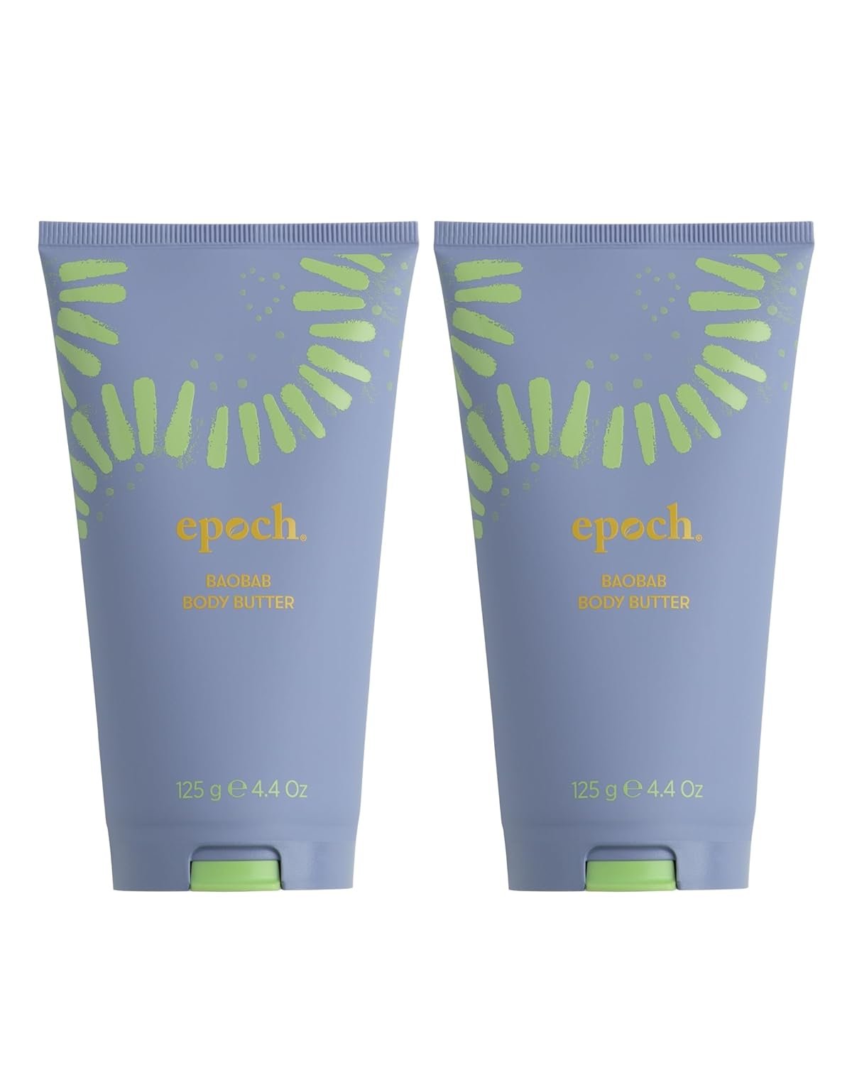Nuskin Epoch Baobab Body Butter | Rich Cream Infused with Shea Butter and Ethnobotanical Baobab Fruit Extract for Deep Hydration, Softness, and Skin Resiliency | 4.4 oz | 2 Pack