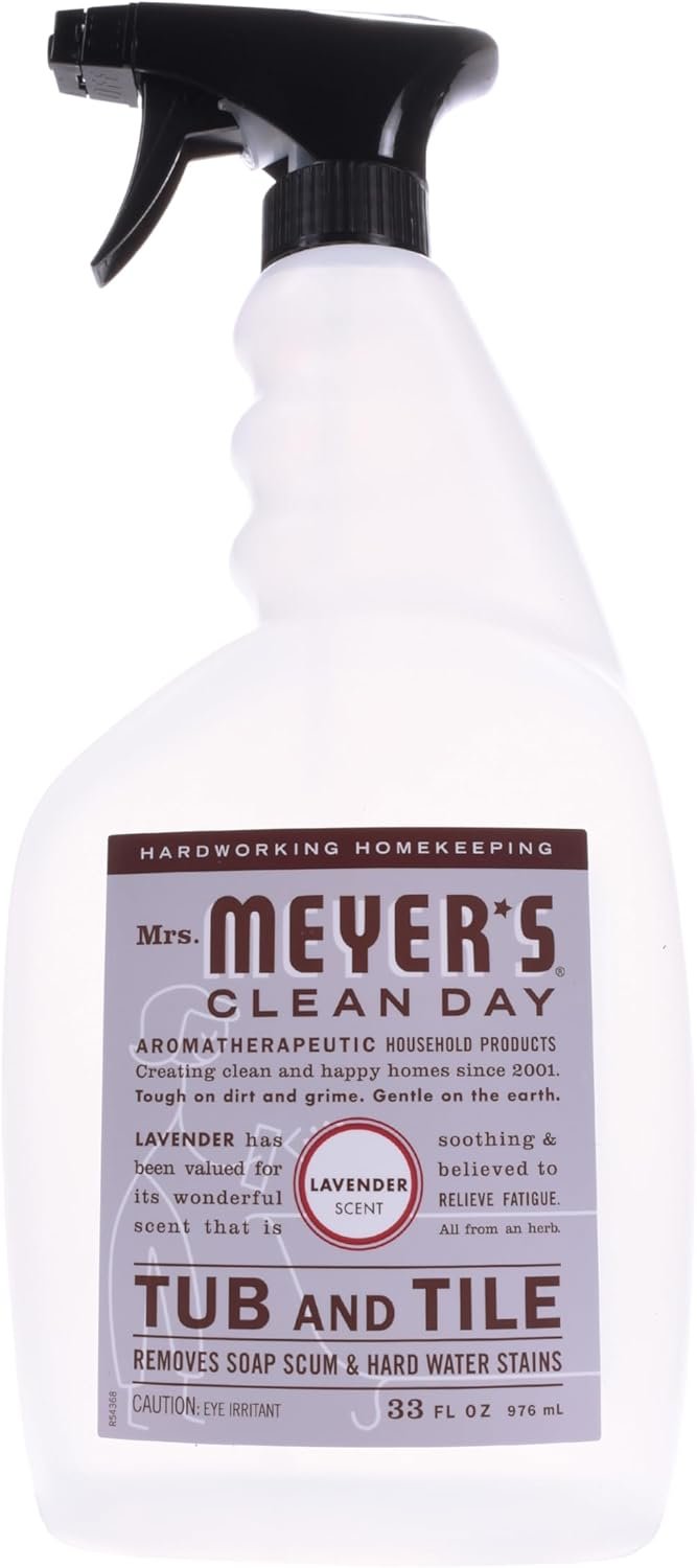MRS. MEYER’S CLEAN DAY Tub and Tile Cleaner, Lavender, 33 Fluid Ounce