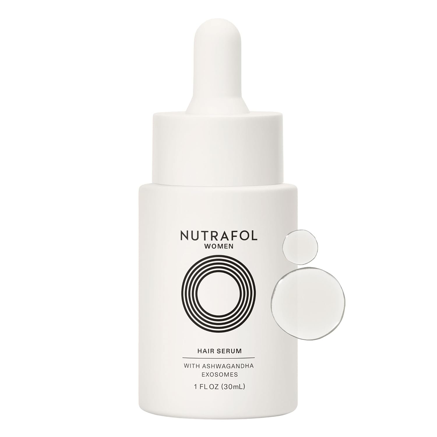 Nutrafol Women’s Hair Serum, Supports Visibly Thicker and Stronger Hair, Vegan, Lightweight and Fast-Absorbing