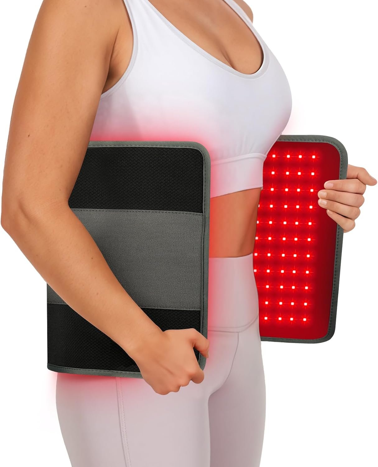 Comfytemp Red Light Therapy Pad for Body, Wearable Near Infrared Light Wrap, 660nm & 850nm Light Pad for Back Joint Muscle, Gifts for Mom Women Men, 24’’ x 12’’