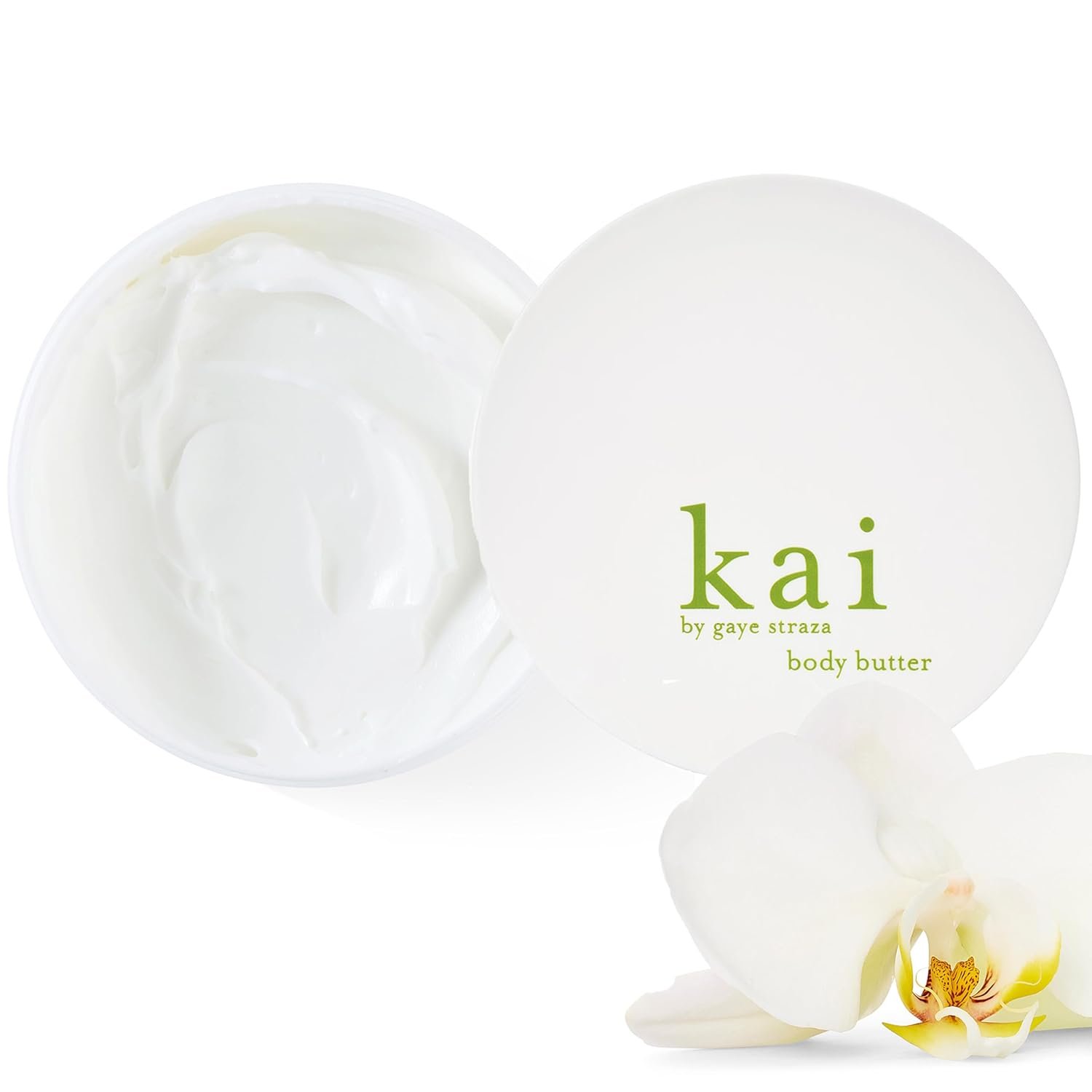 kai body butter – a beautifully whipped soufflé body cream scented with fresh & light gardenia wrapped in white exotics, 6.4 oz | soft, glowing skin, vegan, clean. inspired by memories of Hawaii