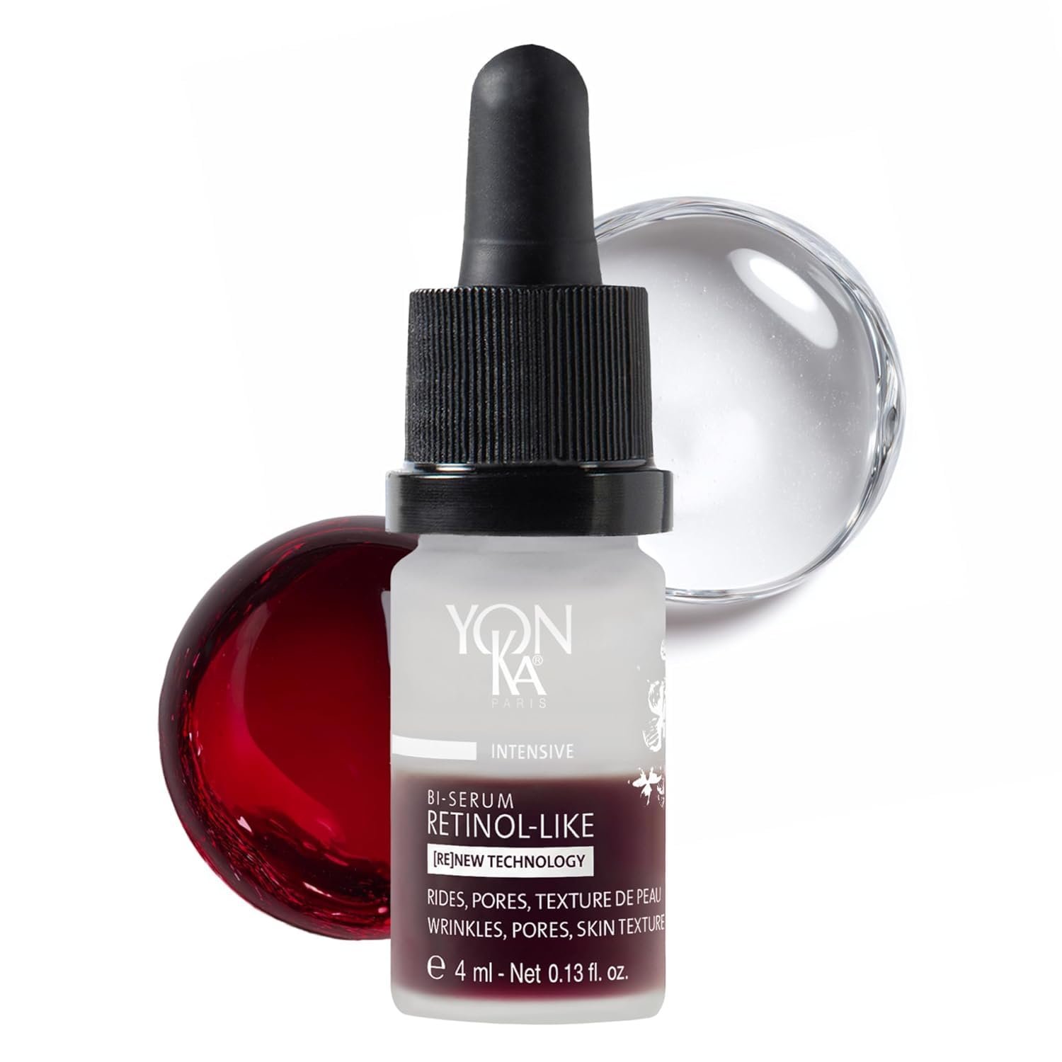 YonKa Paris | Advanced Retinol Alternative Bi Serum | Biomimetic Microalgae and Mastic Tree | Smooths Wrinkles, Refines Pores, Firms Skin | All Skin Types | 0.14 fl oz Travel Size