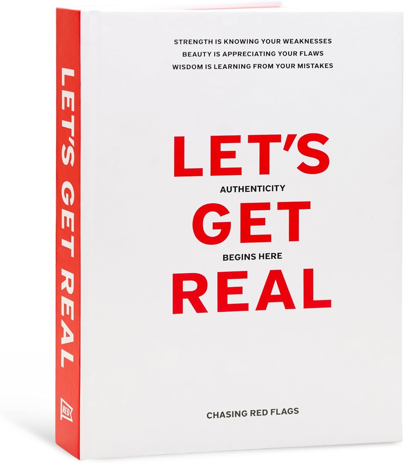 Let’s Get Real Guided Journal with 240 Writing Prompts for Self Reflection, Personal Growth & Mindfulness, Undated Self Care Journal for Women & Men, Mental Health, Gratitude, Therapy & Wellness
