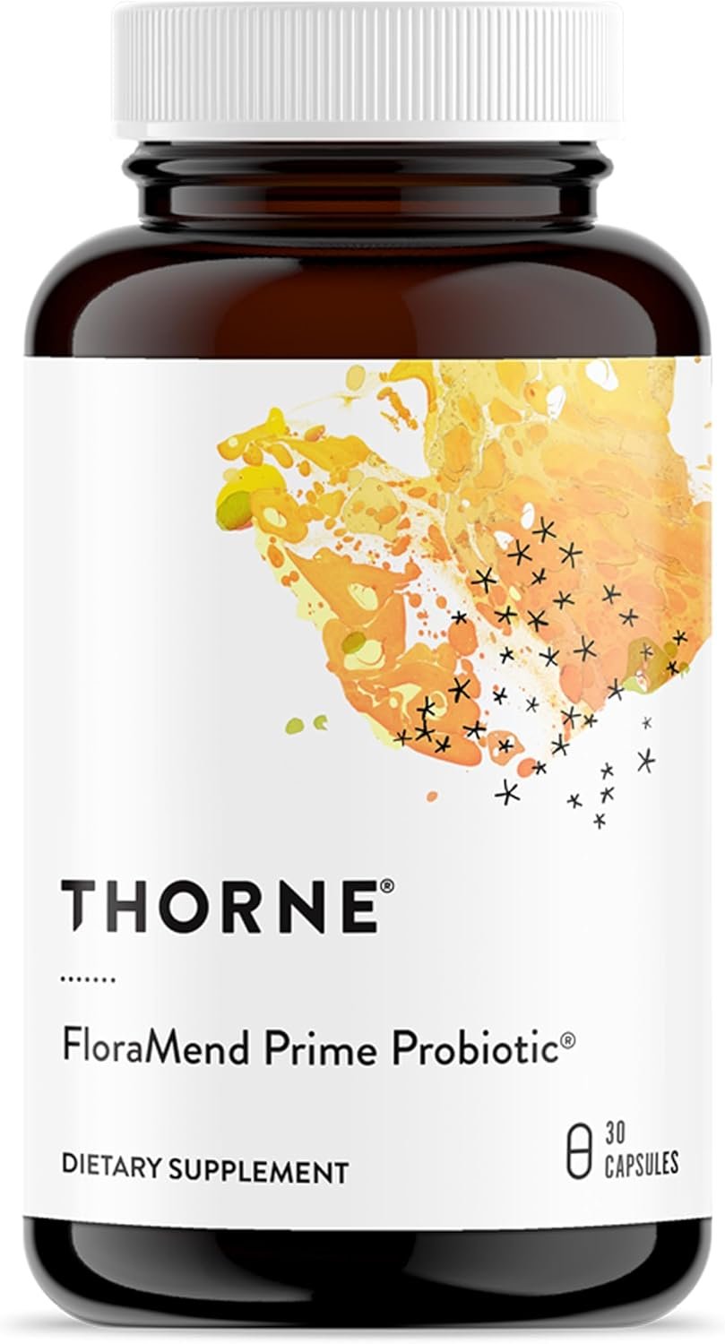 THORNE – FloraMend Prime Probiotic – Shelf Stable Probiotic Blend – Gut Health Supplement to Aid Weight Management & Support Digestive Health* – 30 Servings