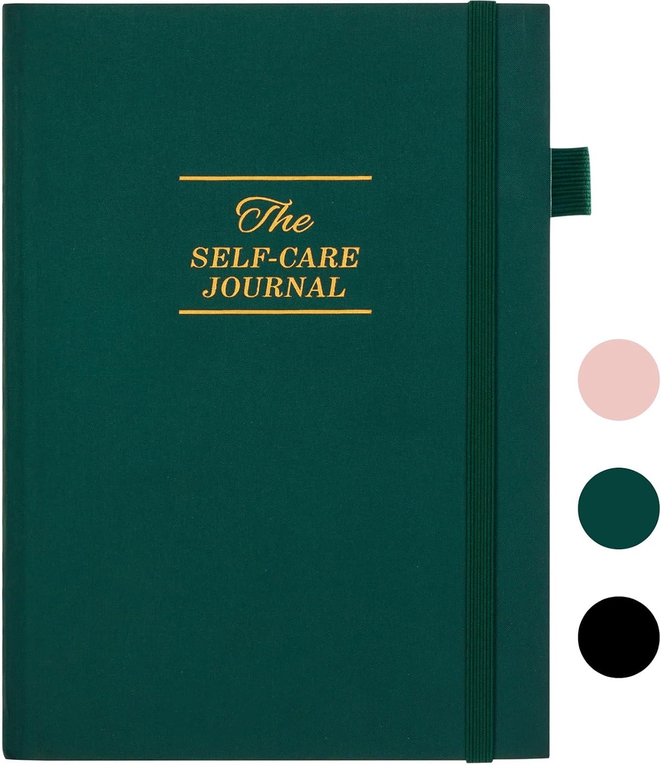 5 MINUTES A DAY Self-Care Journal, Wellness & Daily Reflection Notebook – Mental Health & Anxiety Journal for Women & Men – Self Care Planner, ADHD Planner with Mood Tracker – A5 Size (Dark Green)
