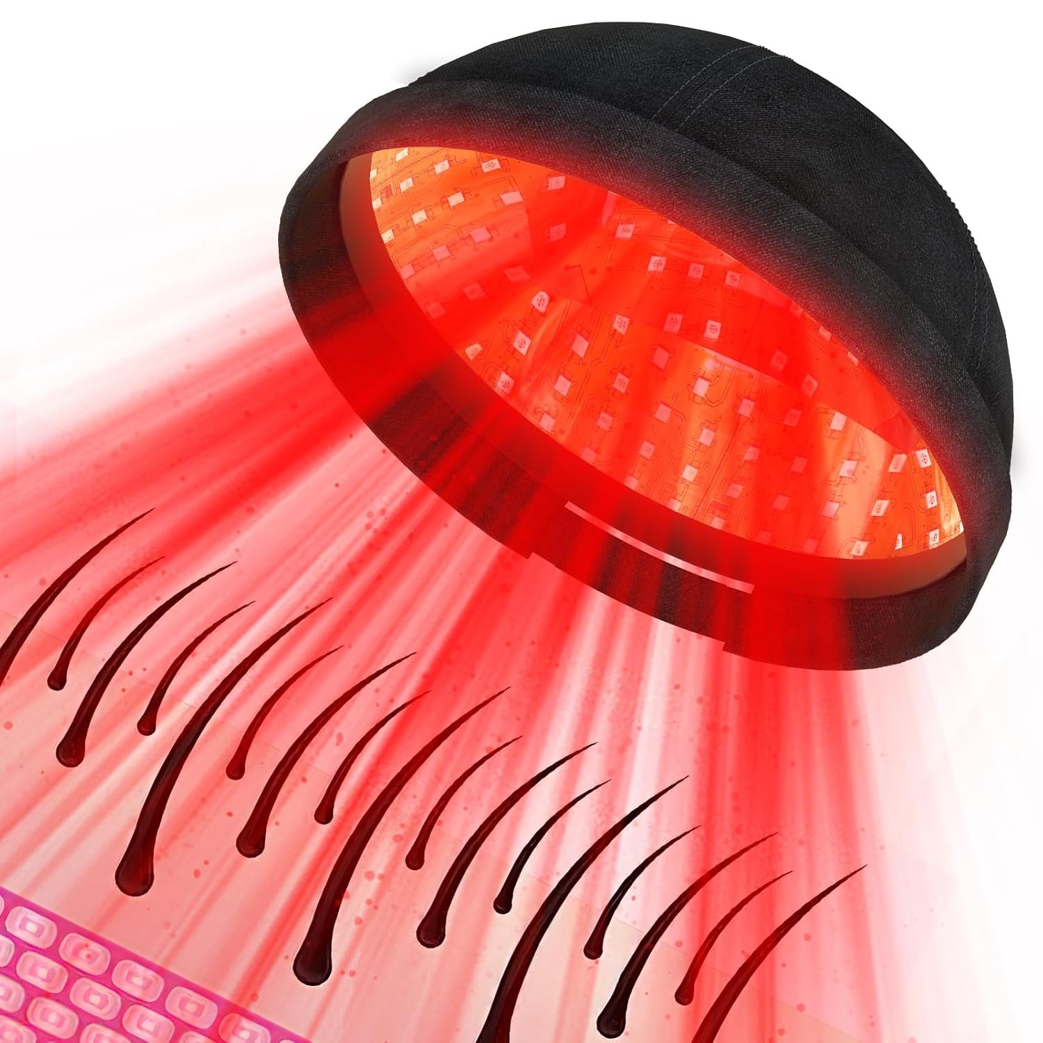 Laser Cap, Professional Medical Grade Laser Hair Growth Treatment Product for Men & Women, Red Light Therapy for Hair Growth, Treat Alopecia