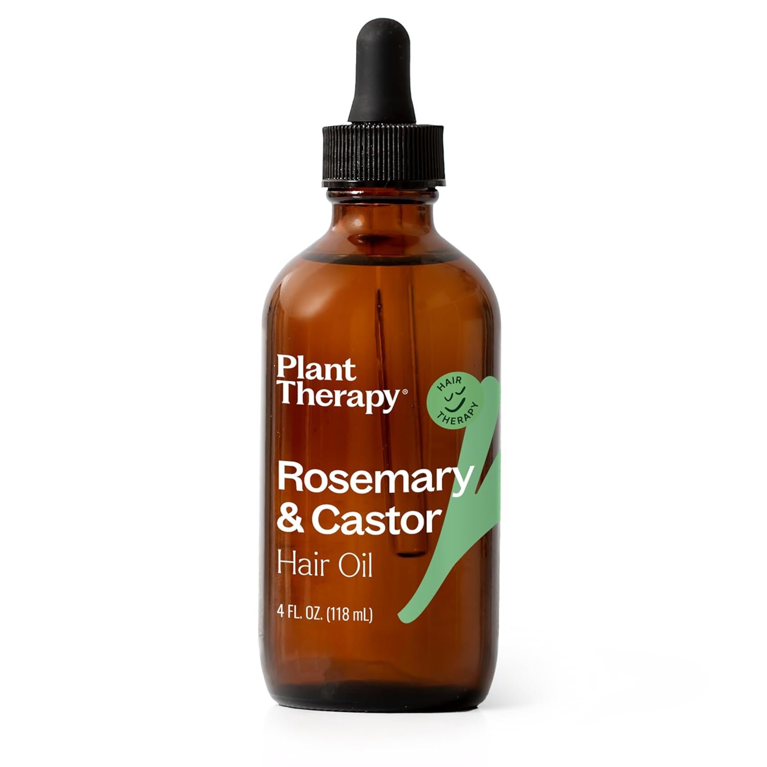 Plant Therapy Rosemary & Castor Oil – 4 oz Hair Treatment for Growth, Shine, Softness, Healthy Scalp & Hair Mask