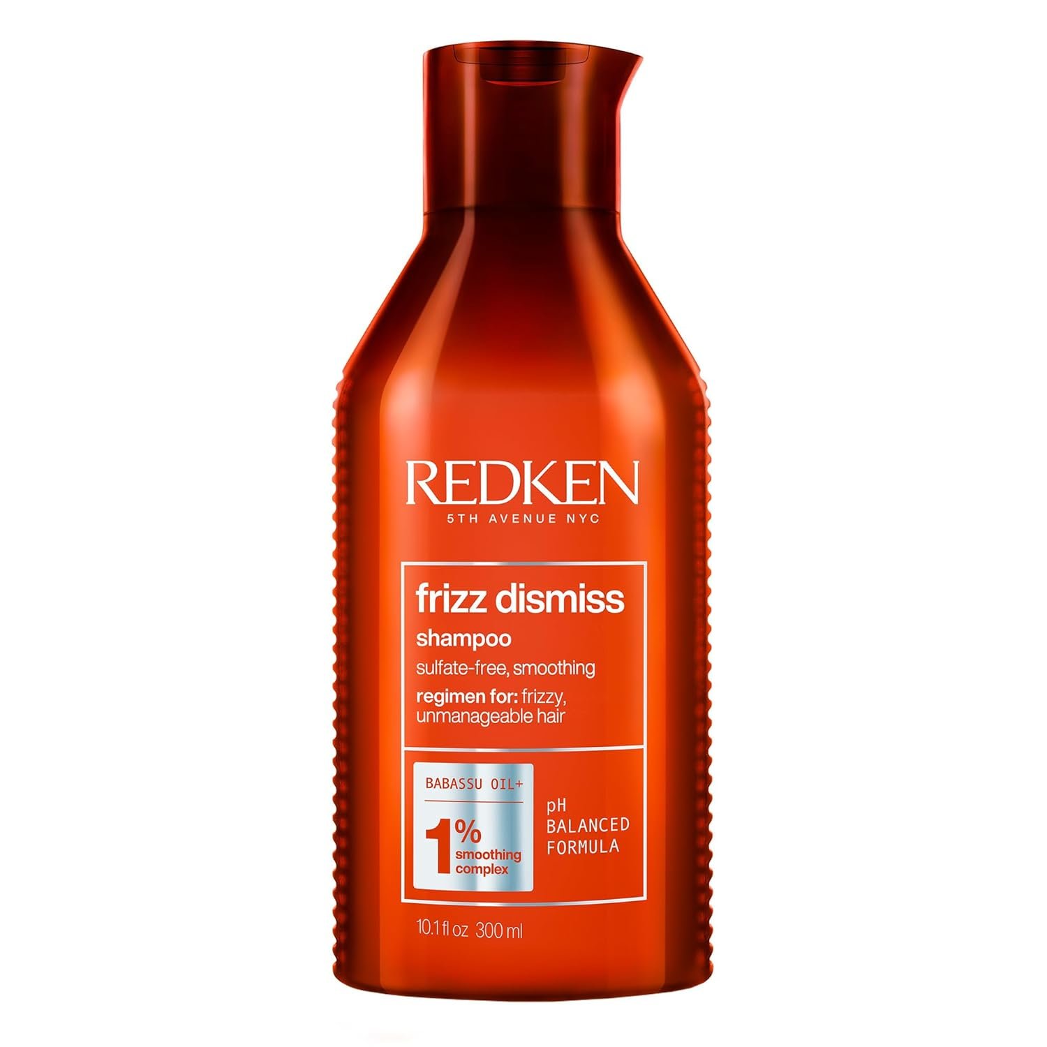 Redken Frizz Dismiss Shampoo For Frizzy Hair – Provides Smoothness & Shine, Weightless Frizz Control, Sulfate-Free