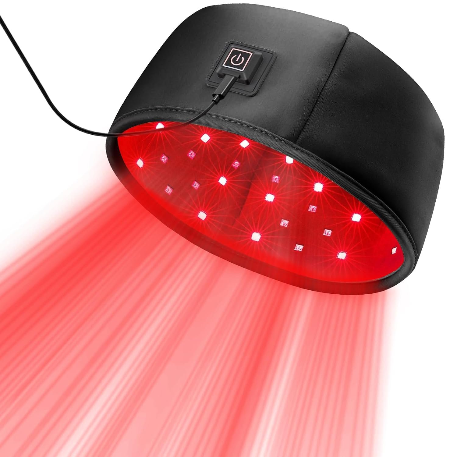Laser Cap, FDA Cleared Red Light Therapy for Hair Growth | Laser Hair Growth Cap,Wavelength 650nm,Full scalp laser coverage,promote hair growth in women and men