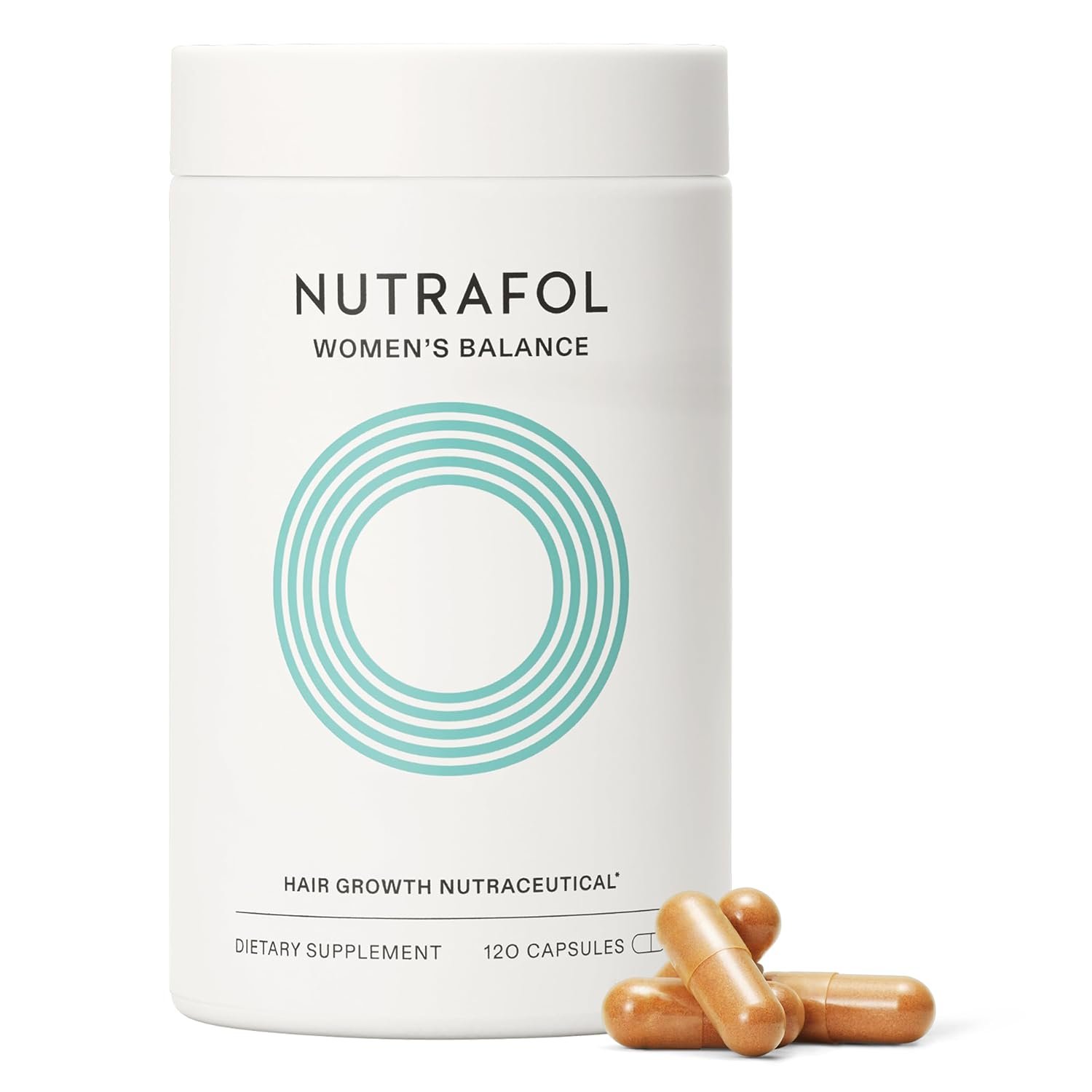 Nutrafol Women’s Balance Hair Growth Supplements, Ages 45 and Up, Clinically Tested for Visibly Thicker Hair and Scalp Coverage, Dermatologist Recommended – 1 Month Supply