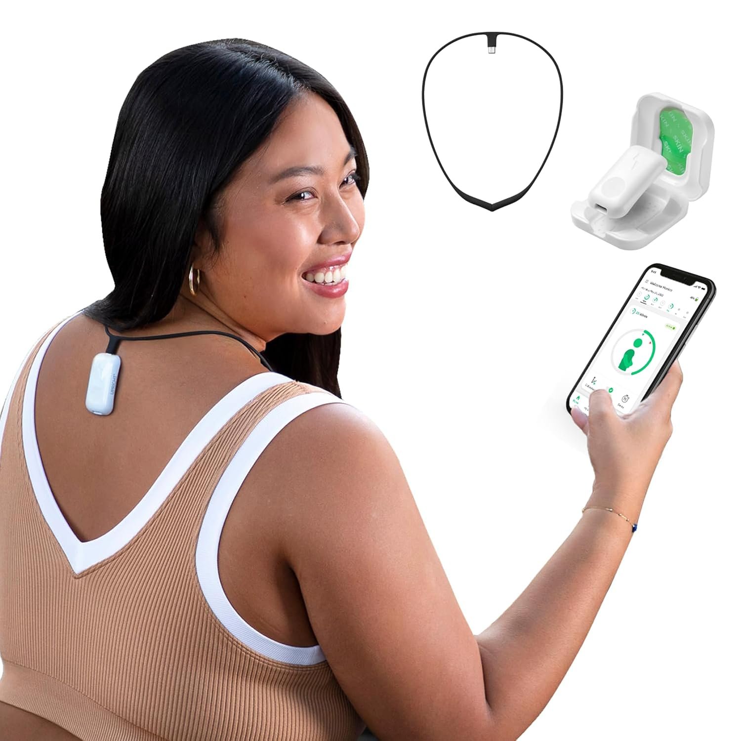 Upright Bundle: GO 2 Premium Posture Corrector & Black Magnetic Necklace