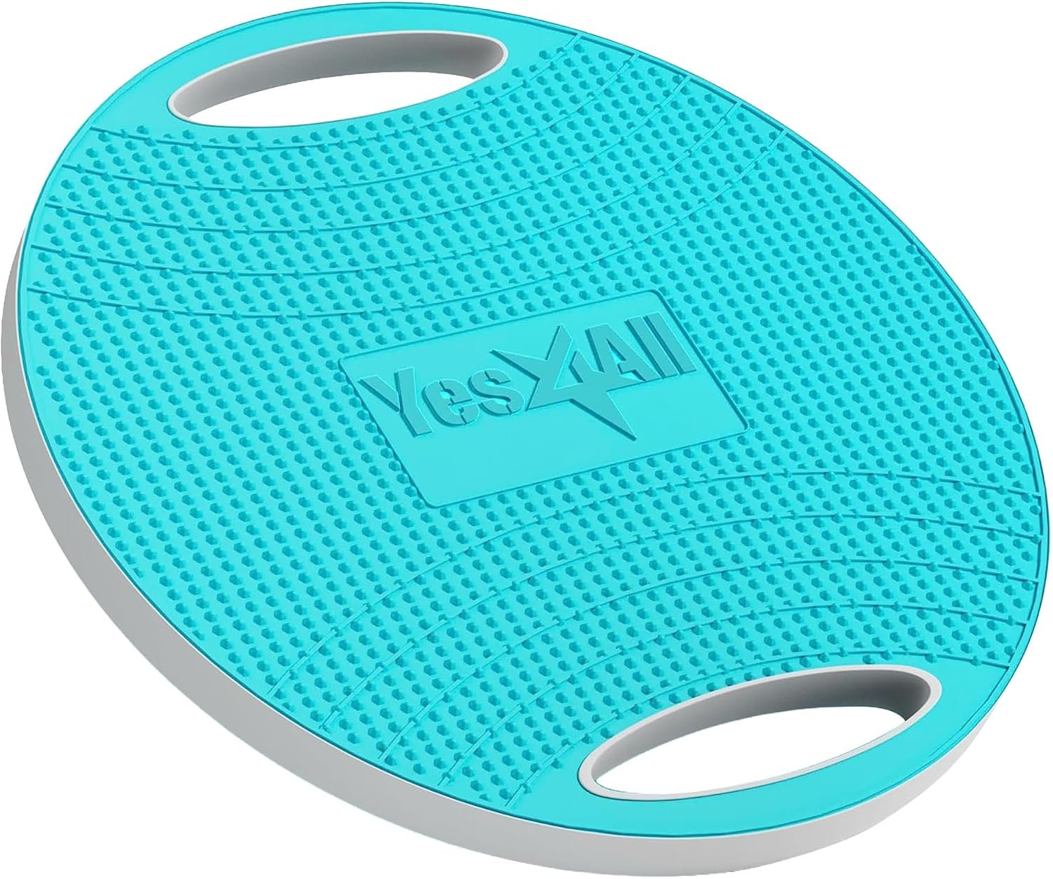 Yes4All Wobble Balance Board, Plastic Stability Trainer with Handles for Standing Desk, Core Training & Home Gym Workout