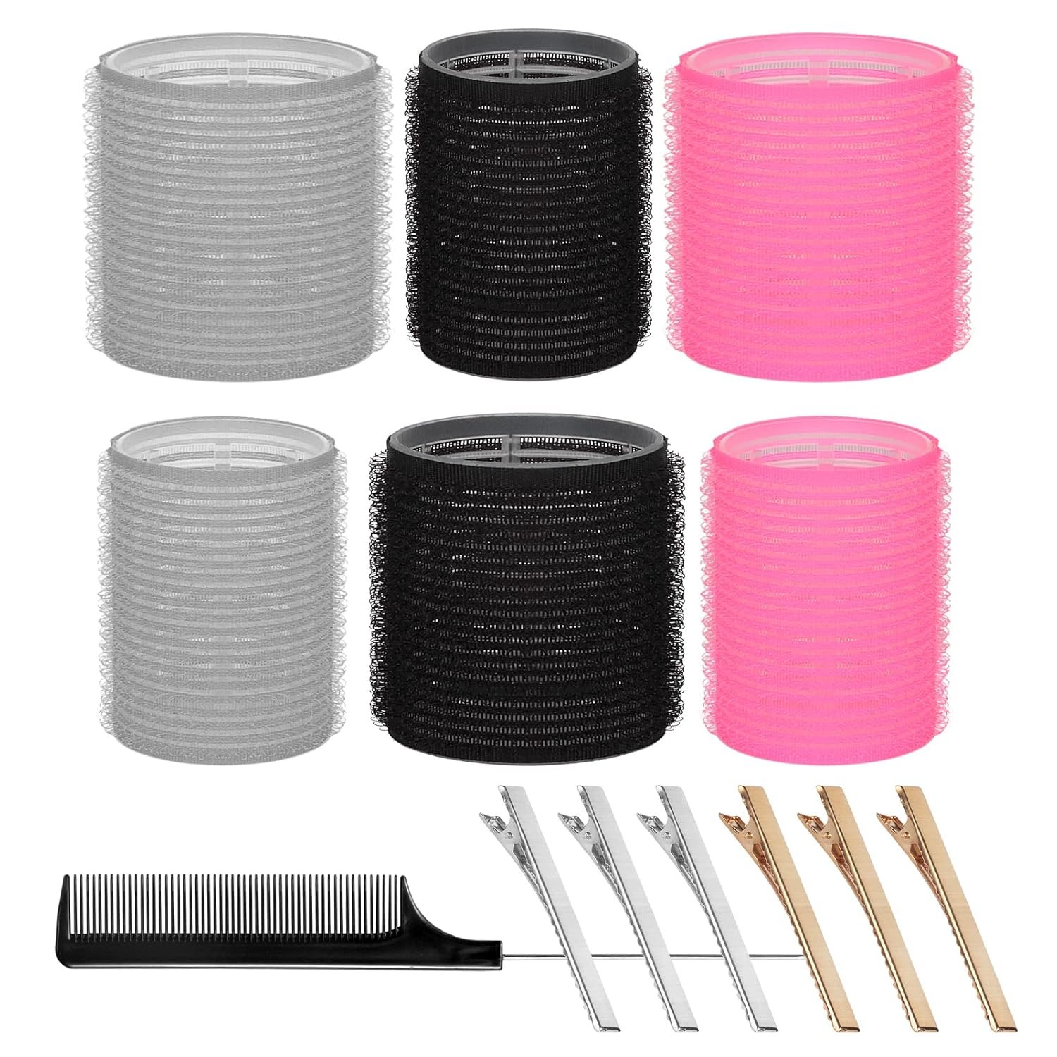 Heatless Hair Curler: 13Pcs Rollers Set With Clips for Long and Medium Hair, Women’s Curls Styling Tools, DIY Curlers to Sleep In