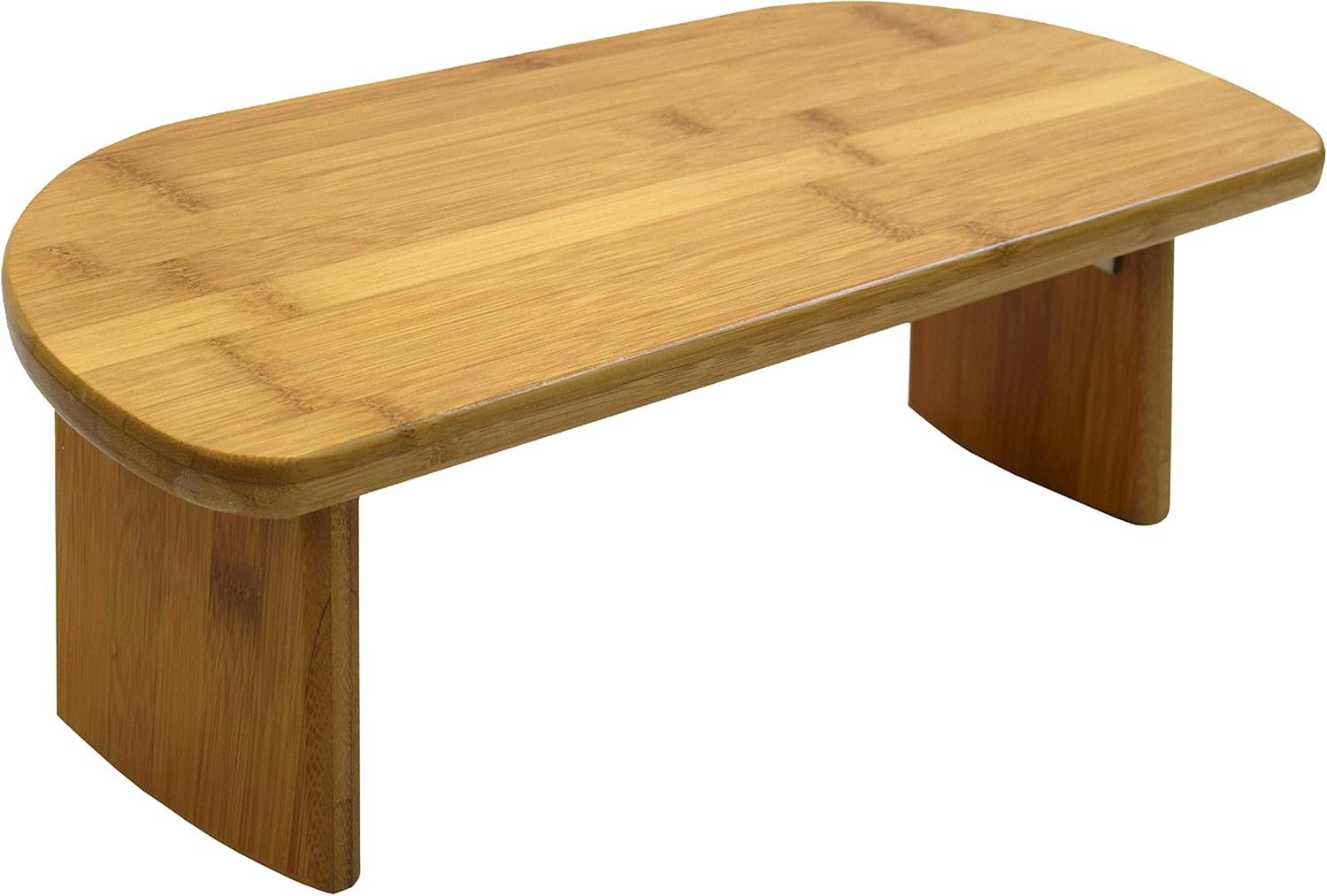 Bean Products Bamboo Foldable Meditation Bench – Supportive and Portable Folding Kneeling Stool for Zen Practice – Ergonomic Design for Seiza, Meditation, Prayer and Travel – Made in USA
