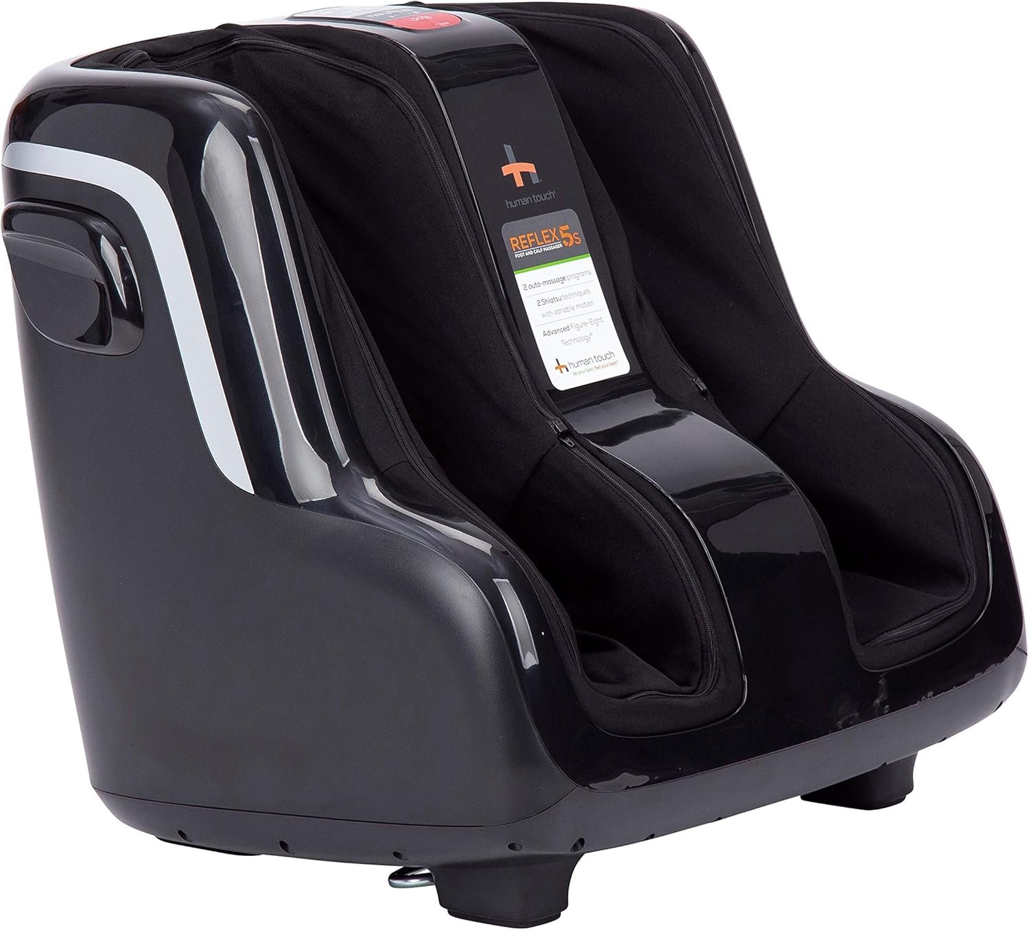 Human Touch Reflex5s Foot and Calf Massager – HSA Approved for Stress & Plantar Fasciitis Relief + Kneading & Compression for Circulation Support – 1 Year Warranty – Fits Women & Men Size 12
