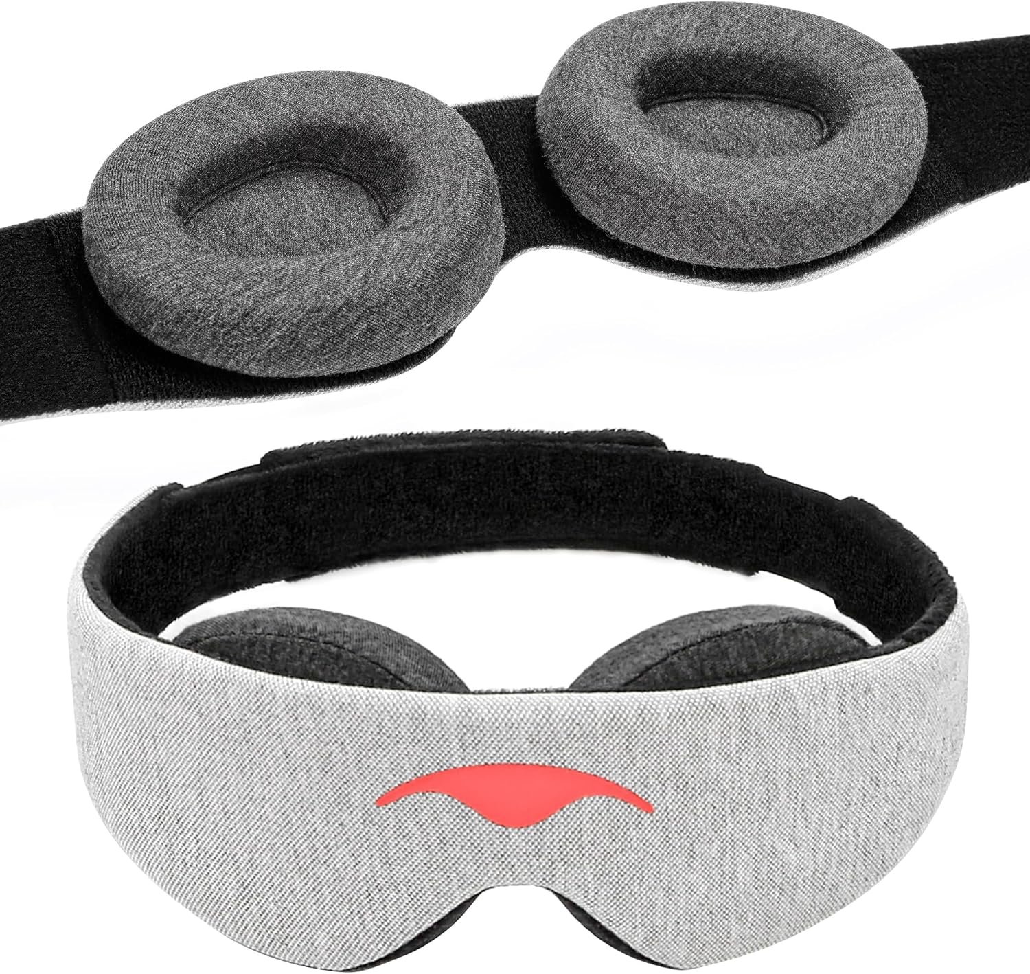 Manta Original Sleep Mask – Maximum Blackout Sleep Mask for Deep Sleep, Adjustable with Detachable Eye Cups, Zero Eye Pressure for Back & Belly Sleepers, Ideal for Travel, Shift Work & Daytime Sleep