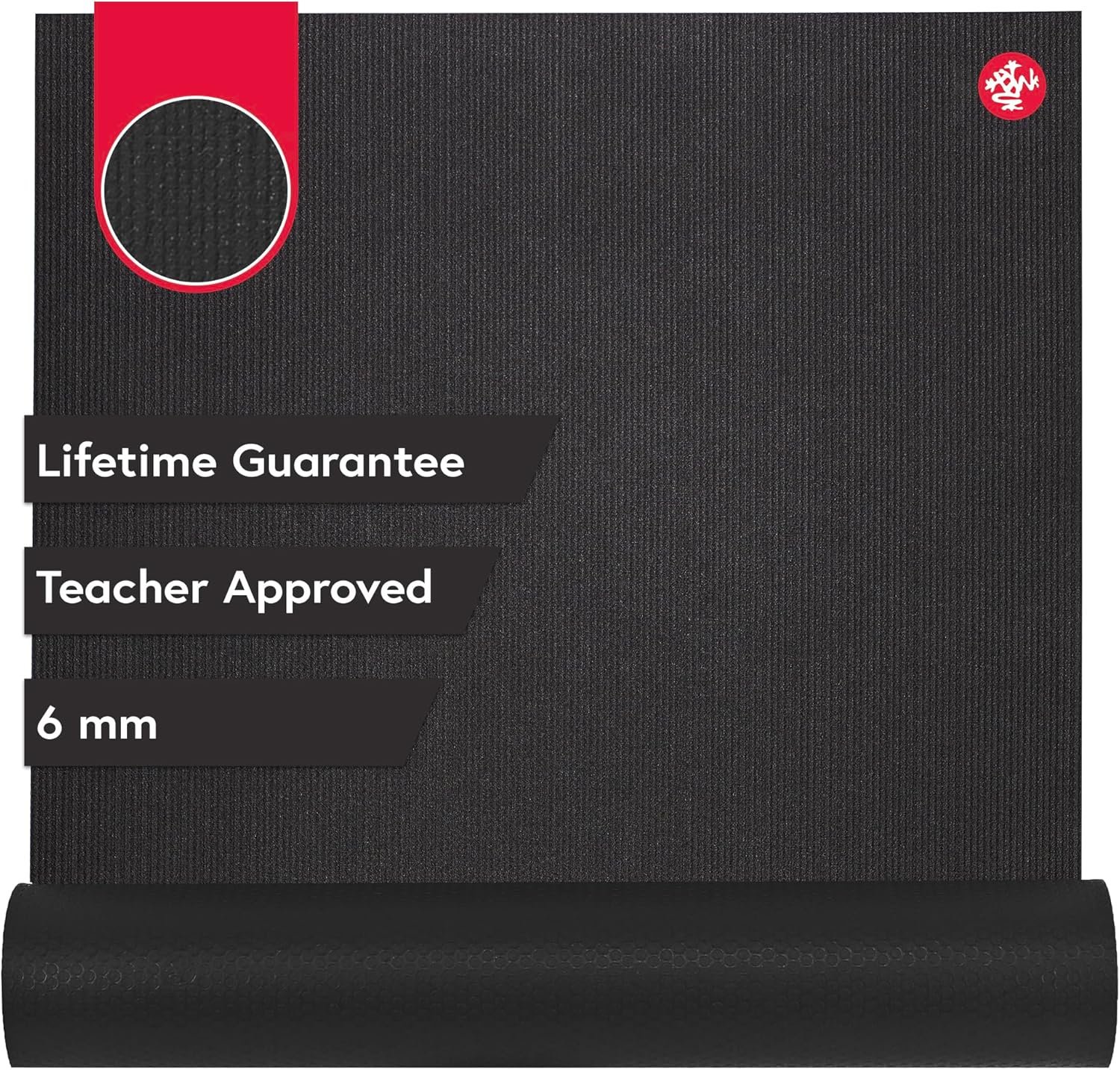 Manduka PRO Yoga Mat – 6mm | Lifetime Durability | Hygienic Construction | Premium Studio Quality | Teacher Approved