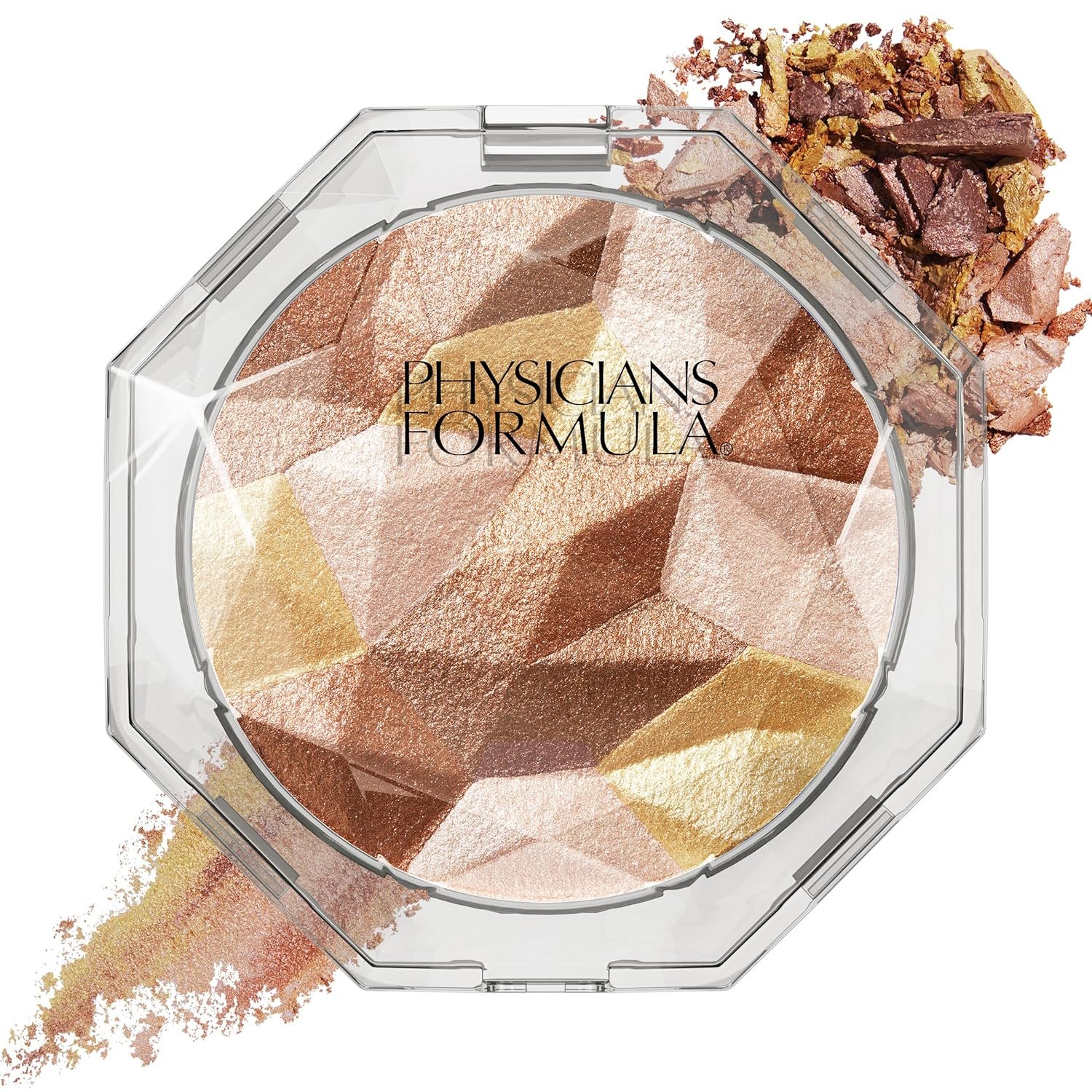 Physicians Formula Mineral Wear Diamond Dust, Vitamin E Mineral Weightless Powder and Serum Hybrid, Warm Radiant Finish, Vegan, Talc-Free, Cruelty-Free – Luminous Bronzer