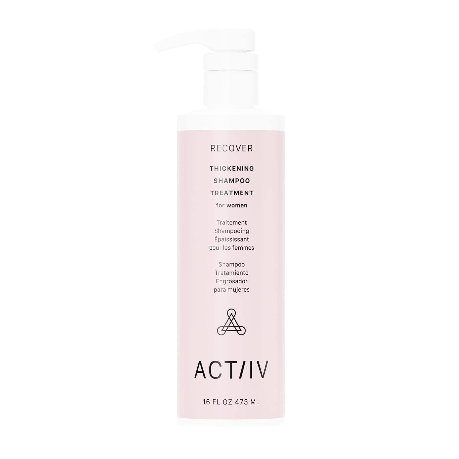 ACTIIV Recover Thickening Shampoo Treatment For Women | Supports the Appearance of Fuller, Healthier-Looking Hair, Supports Scalp Health, Plant-Based, Color-Safe, Vegan, All Hair Types