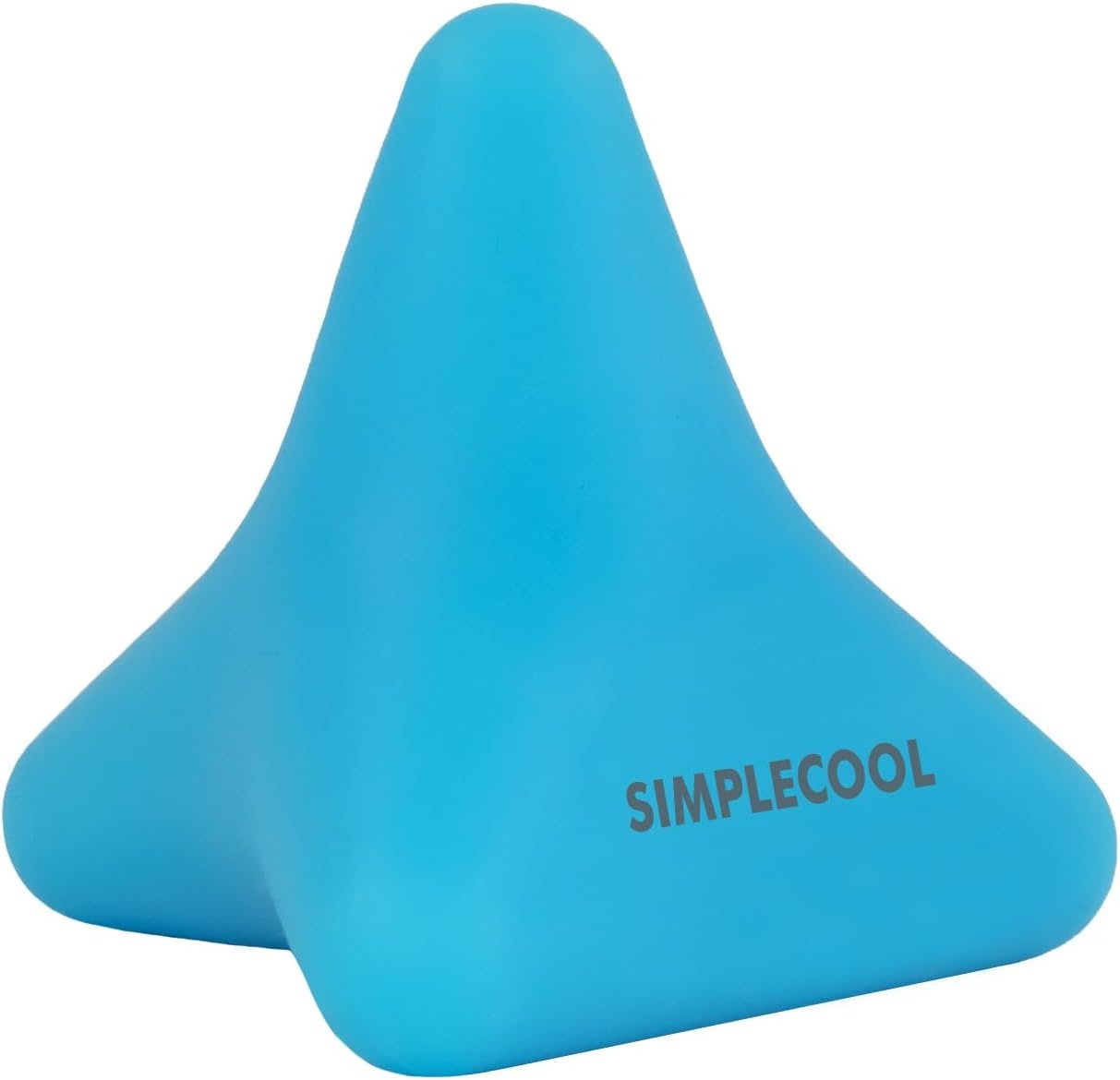 Manual Trigger Point Massage Tool. Small Massager Ball for Deep Tissue Myofascial Release Physical Therapy Foot Plantar Fasciitis Pain Relief Muscle Knot Psoas Hip Flexor Iliacus Release 3×2.6″(Blue)
